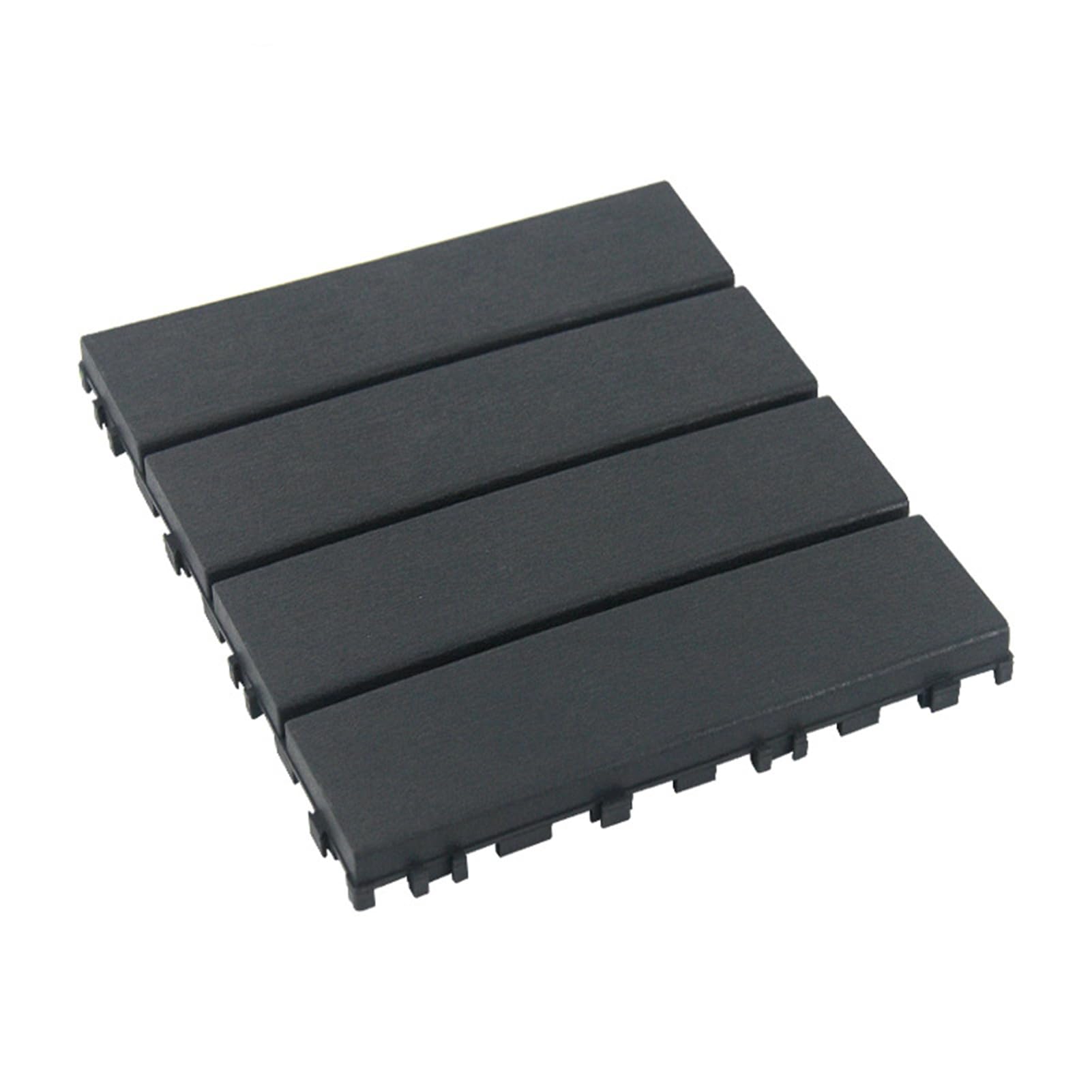 Baldosas de plástico gris de 30x30 cm para reforma de terraza en pack de 54 piezas