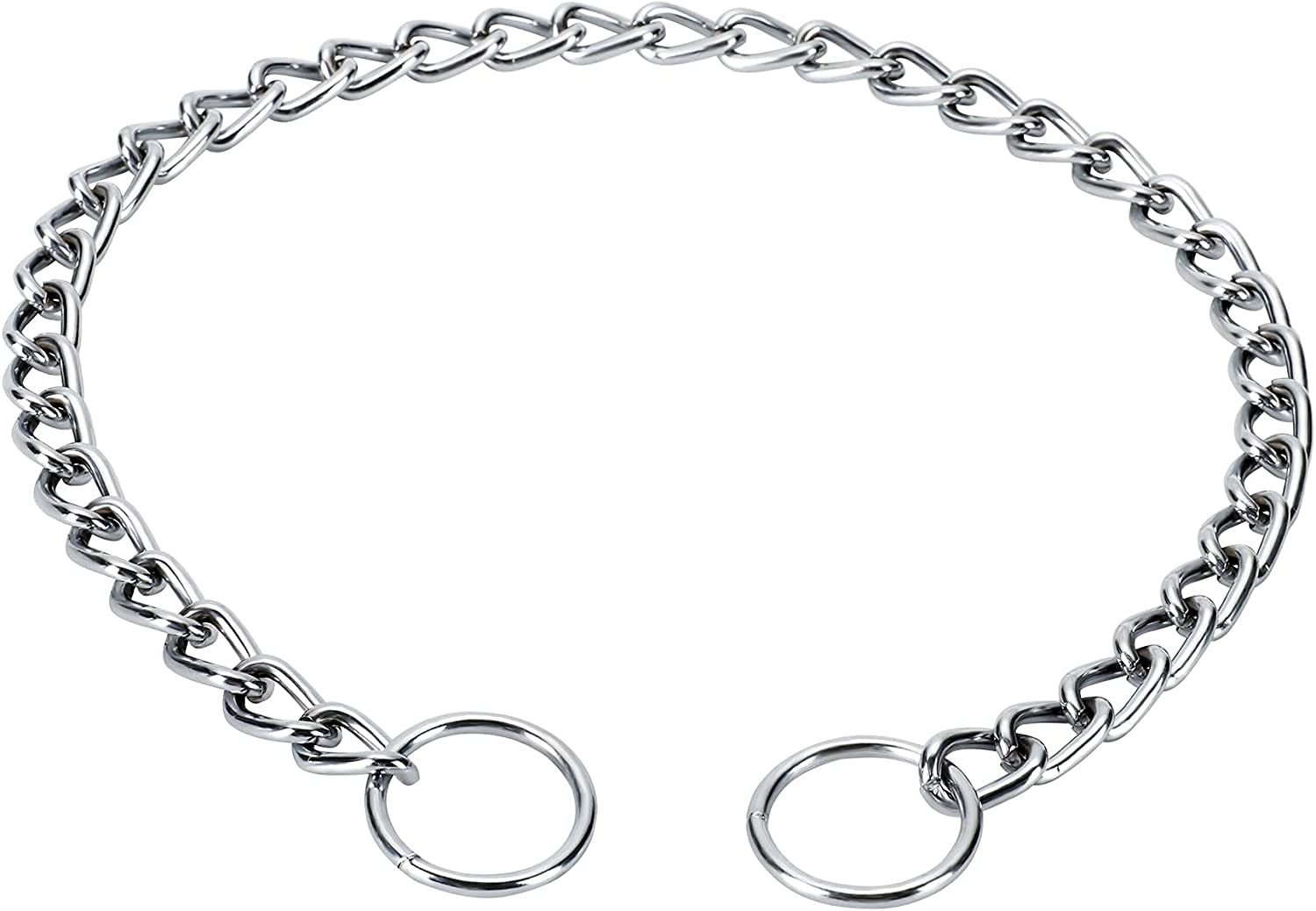 Collare A Strozzamento Per Cani | Acciaio Inox | Anti-Masticazione | Per Addestramento Taglia Media/Grande - Foto 11