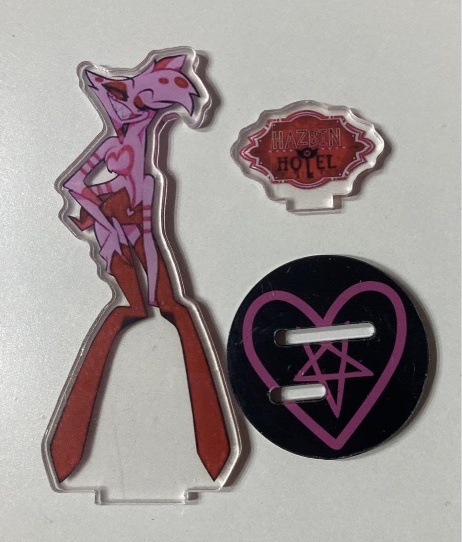 【HAZBIN HOTEL】エンジェルダスト　公式 アクリルスタンド Amazon.co.jp: ハズビンホテル エンジェルダスト 公式 アクリル