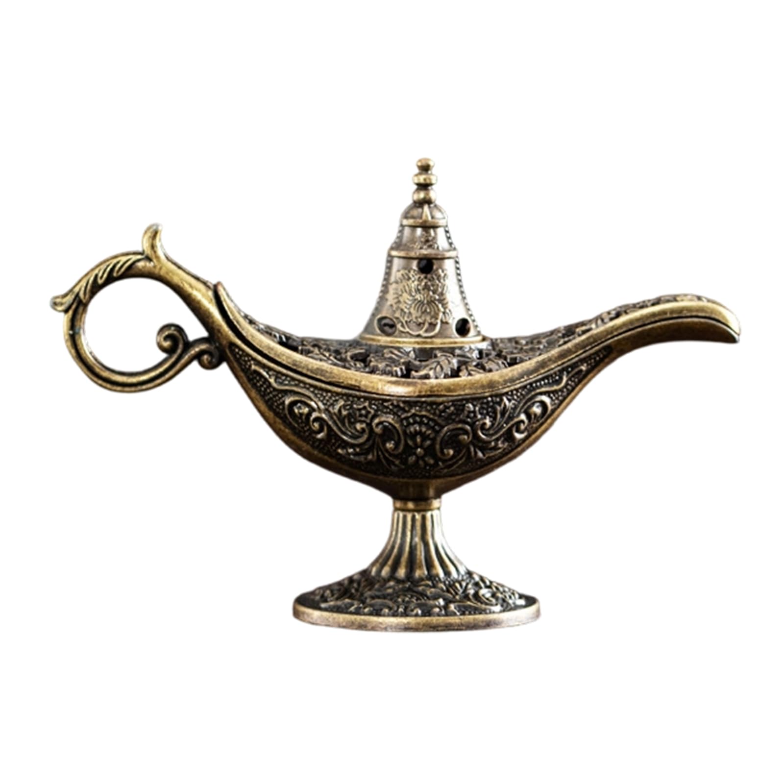 Metal Aladdins Lamp Incenses Burners Antique Fragrances Diffuser for Home Party Decors Meditations and Relaxation Aladdins Lamp Incenses Burners