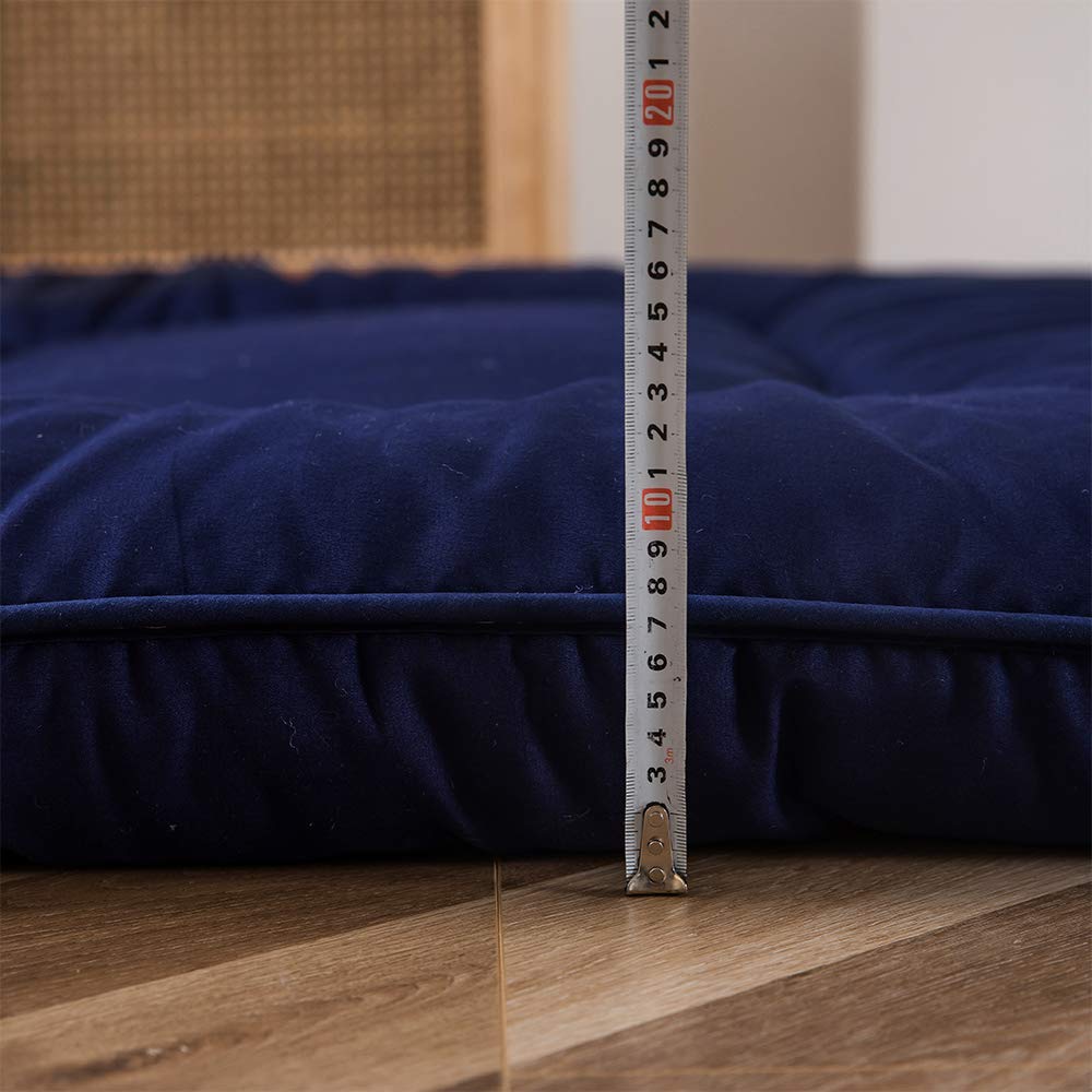 Maxyoyo Futon-matras, gewatteerd Japans vloermatras, doorgestikte