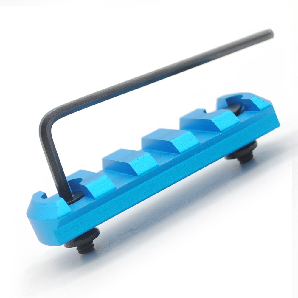 Trirock KeyMod Rail Section Green - 1913 Picatinny Rail For KeyMod Handguards, Multiple Lengths