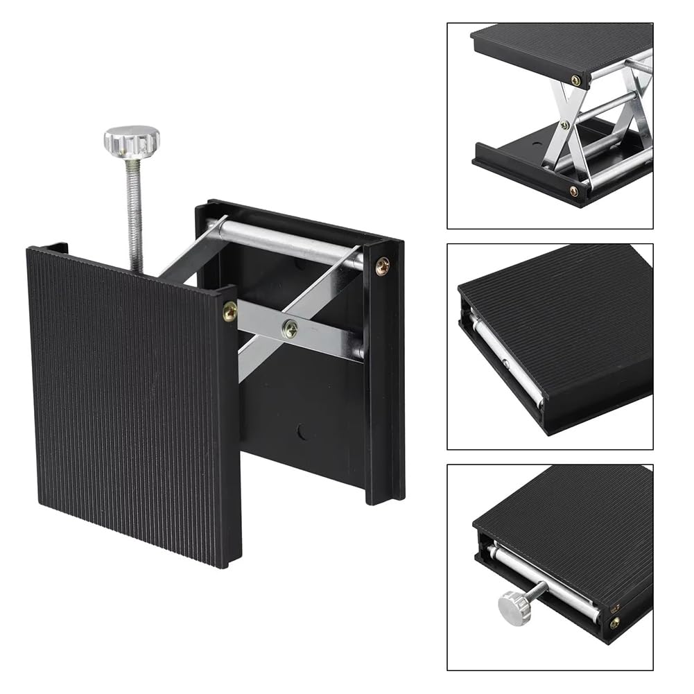 Labor Hebebühne,Hebebühne Aluminiumlegierung,Scherenhubtisch,Labor Hebetisch,Hebebühne,Laborständer Hubtisch,Höhenverstellbar 26–83 mm,Geeignet für Schulen,Institute,Labore