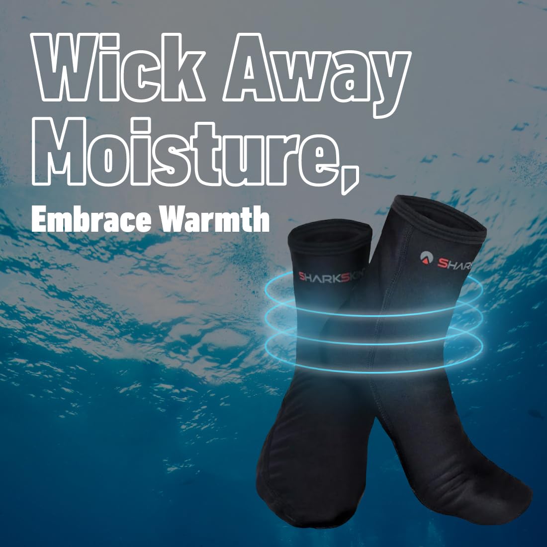 Sharkskin Calcetines a prueba de frío