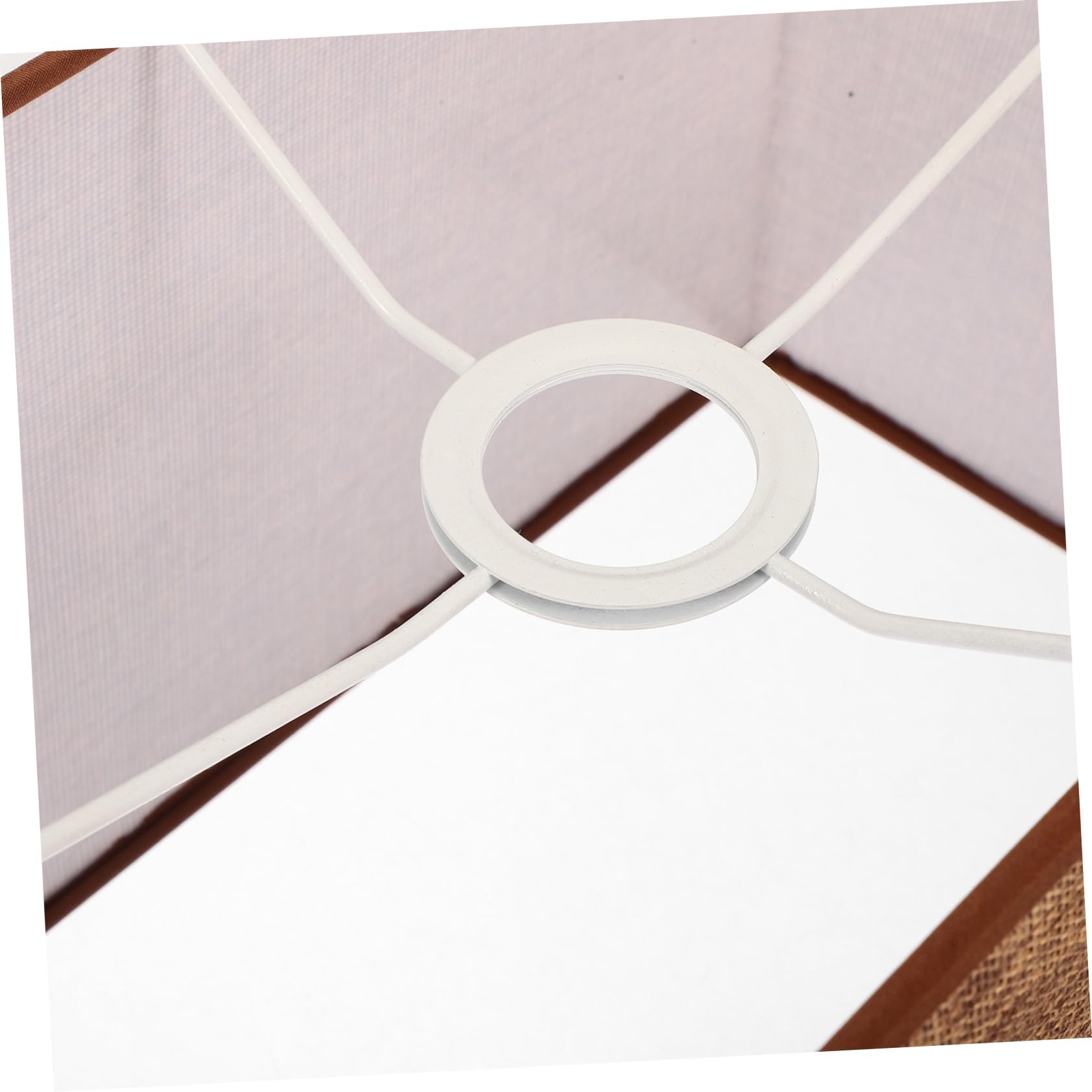 SEWACC Pantalla De Lino Rectangular Para Lámpara Accesorio Decorativo De Sencilla Para Decoración De Escritorio