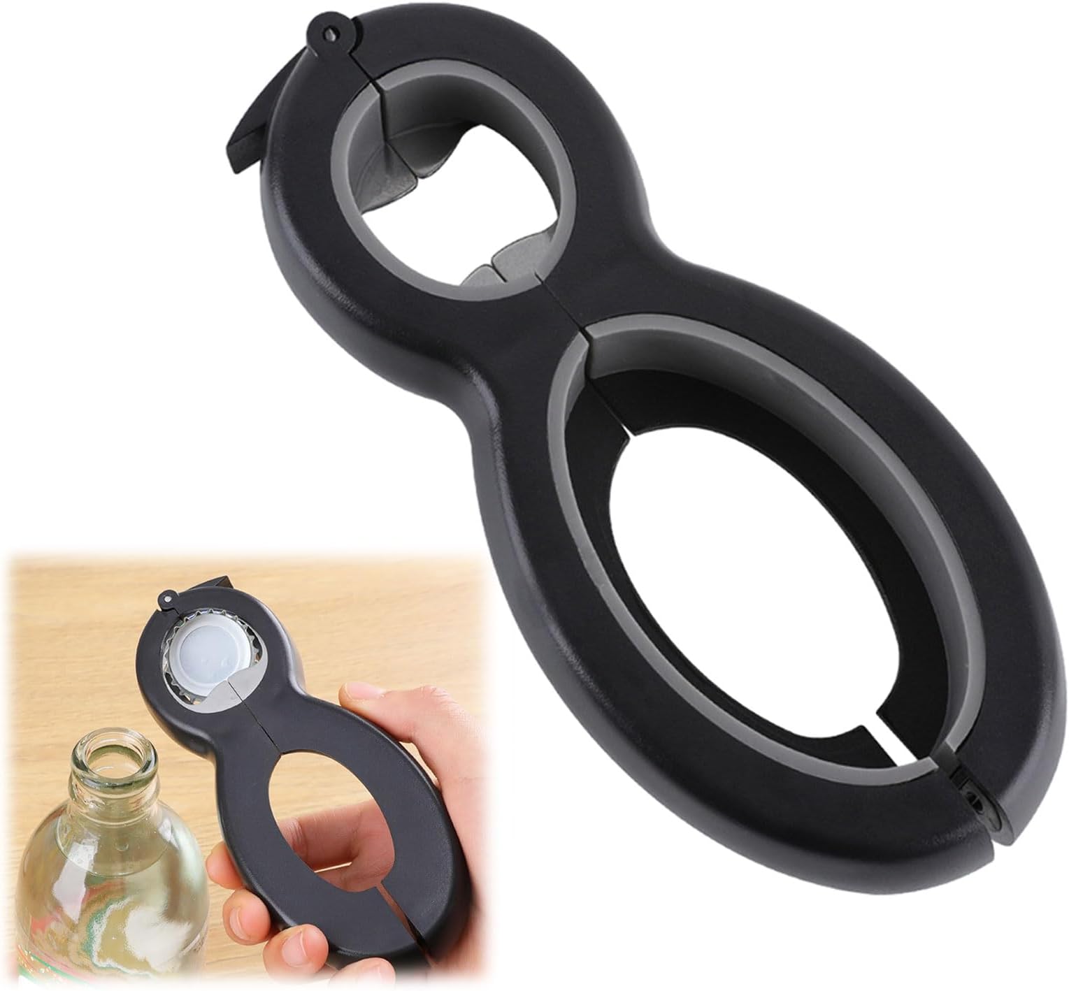 Otstar 6 in 1 Multi Opener, All in One Bottle Opener, Can, Soda, and