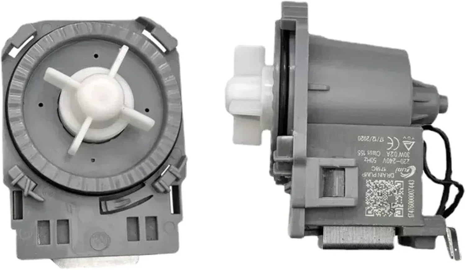 食器洗い機用排水ポンプモーター、Midea対応、1718C 30W 220-240V 50Hz 17476000007443 食器洗