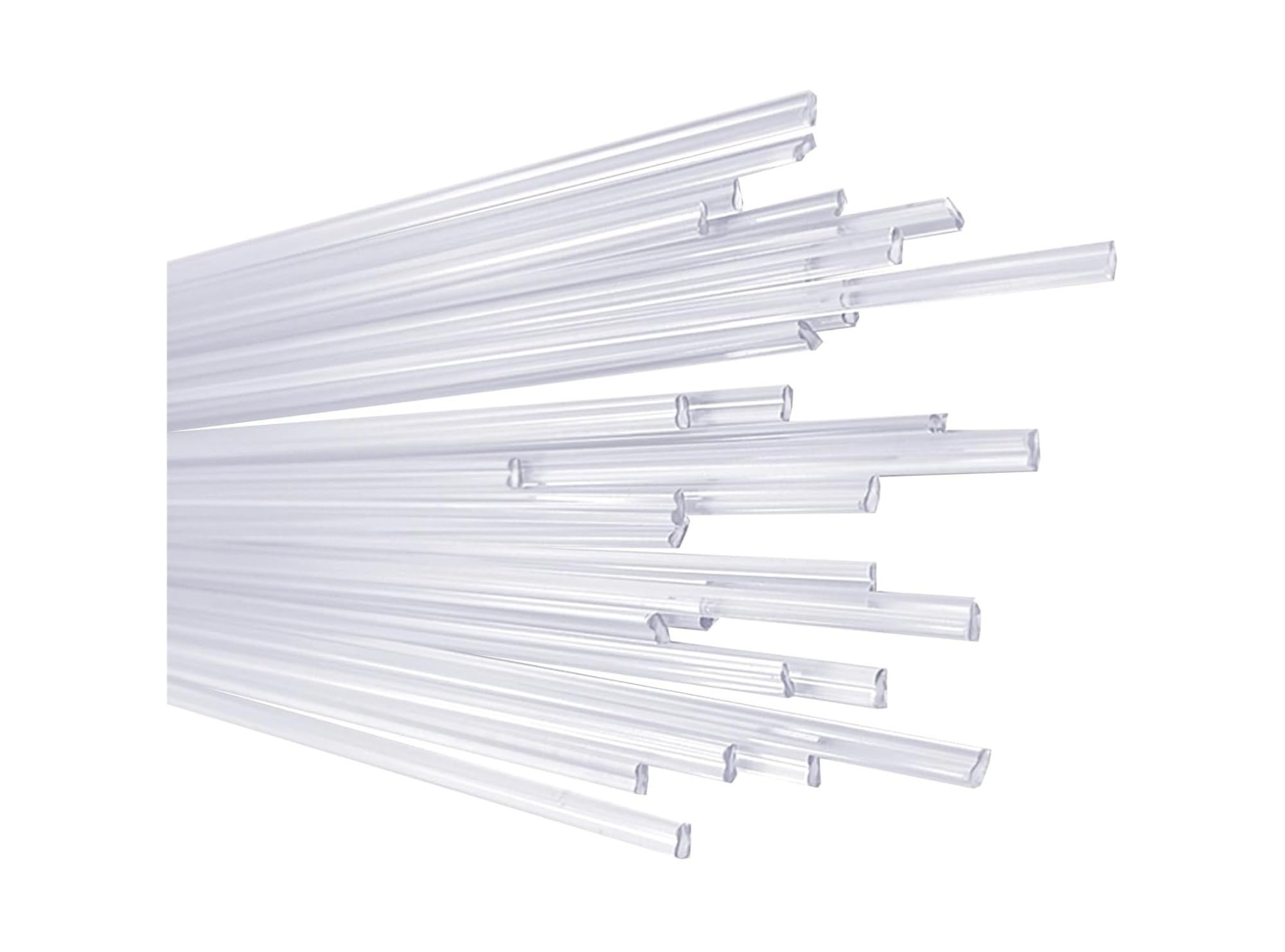 Transparent Reusable Reusableplastic Welding Rods - 50Pcs PVC/UPVC/CPVC Welder Sticks(CPVC)