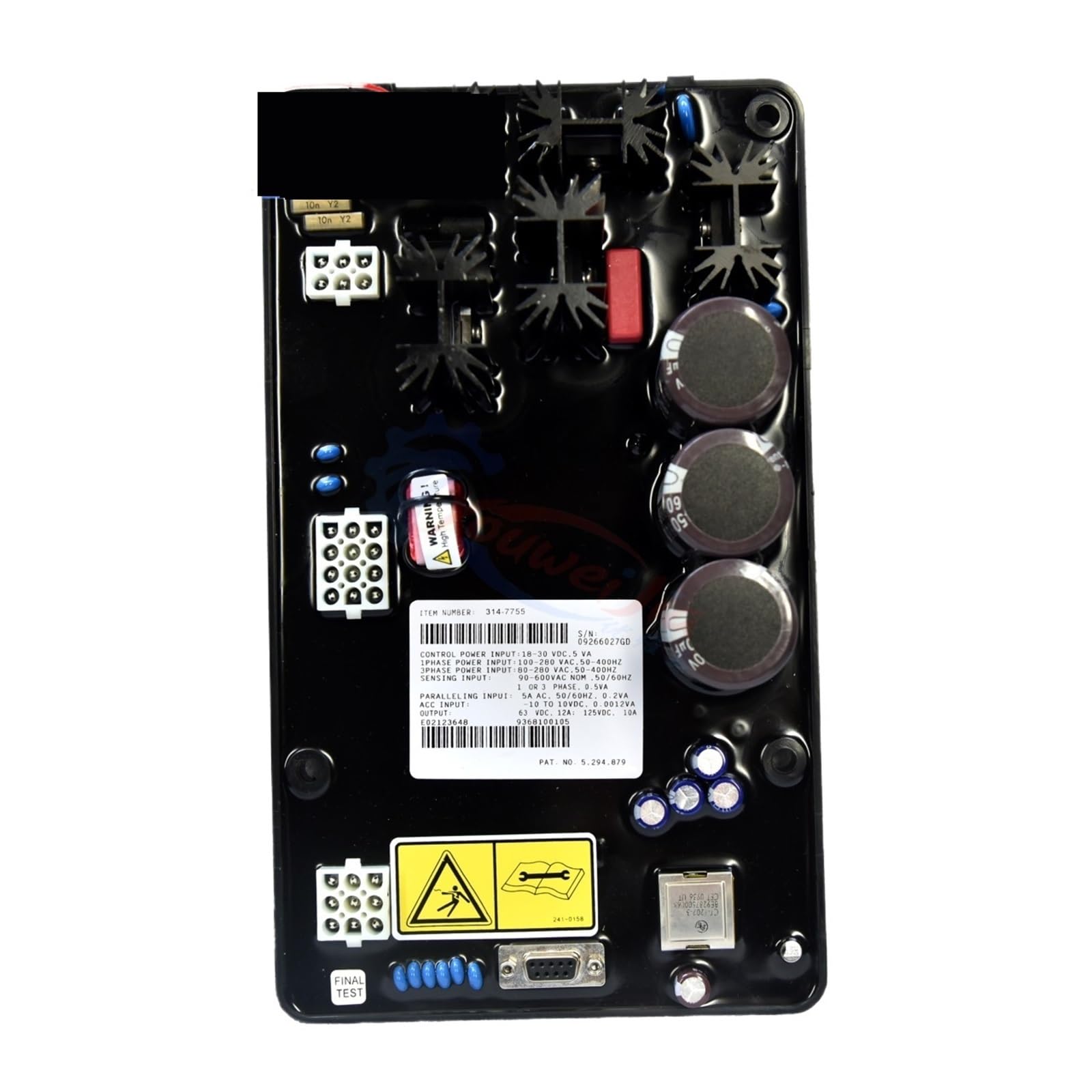 0P7BR328B 1pcs 314-7755 AVR Automatic Voltage Stabilizer Control Module for Generator Parts