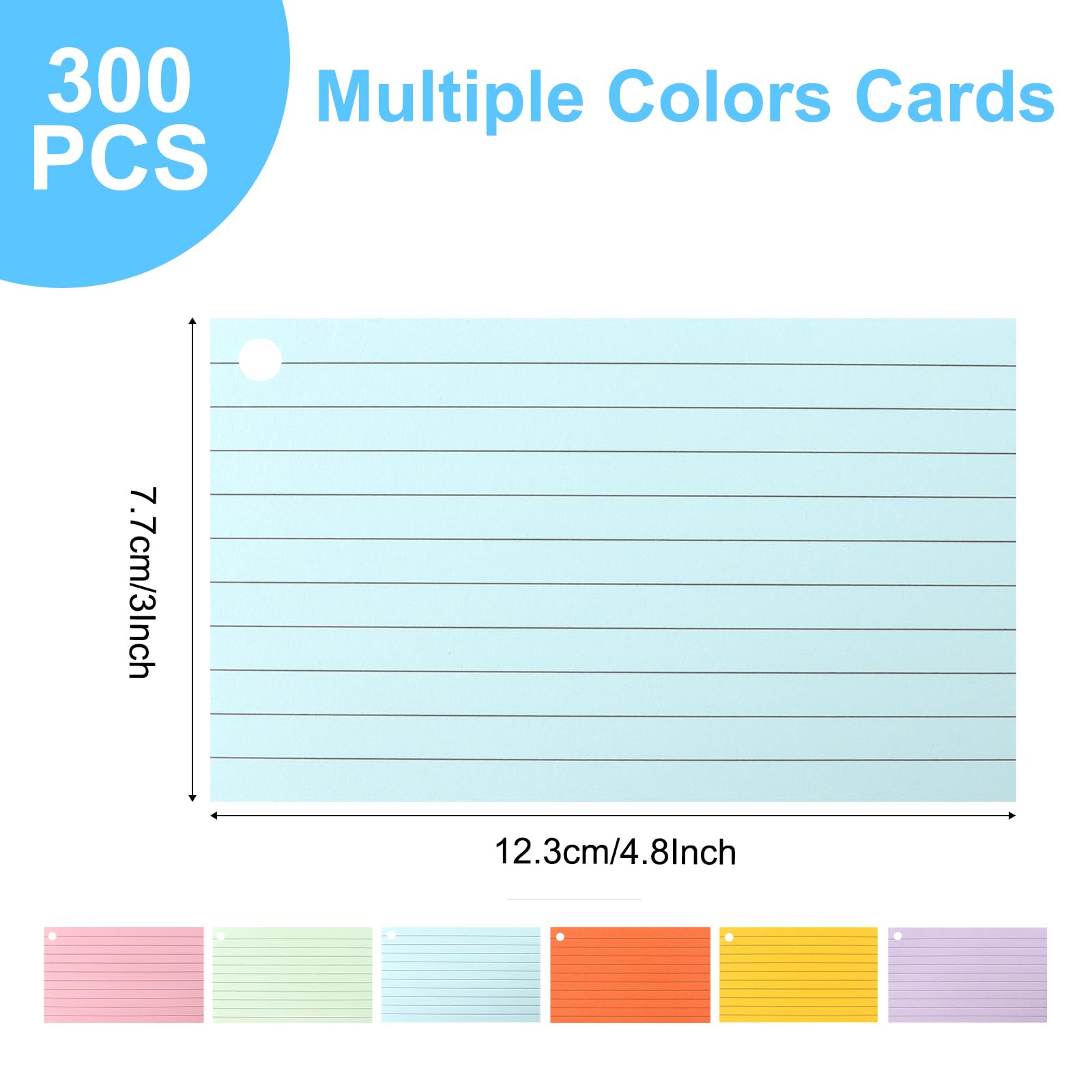 Amazon.co.jp: Ztowoto 300シートインデックスカード、3.3 * 4.9インチ