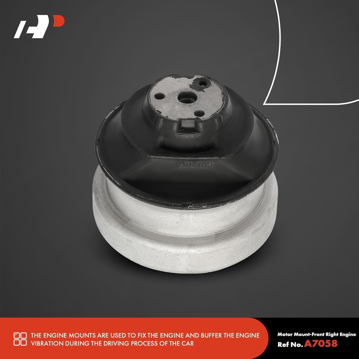 A-Premium Engine Motor Mount Kit Compatible with Mercedes-Benz S350, 190D, 190E, 260E, 280CE, 280E, 300CE, 300D, 300E, 300SD, 300TD, 300TE, 2.3L 2.5L 2.6L 2.8L 3.0L 3.2L 3.4L