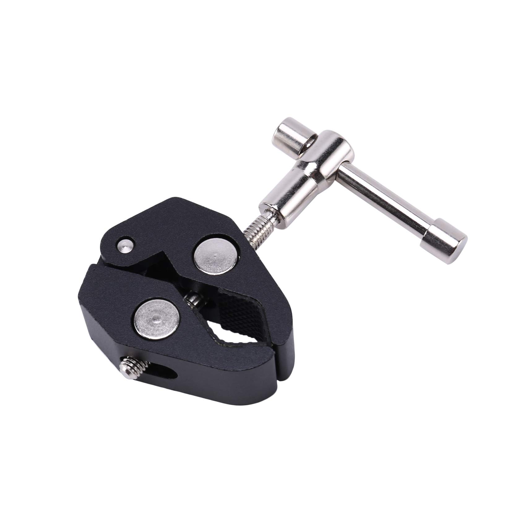 2 Pinze Super Clamp Andoer - Per Asta 13-30mm, Con Filettature 1/4 E 3/8, Per Luci E Monitor