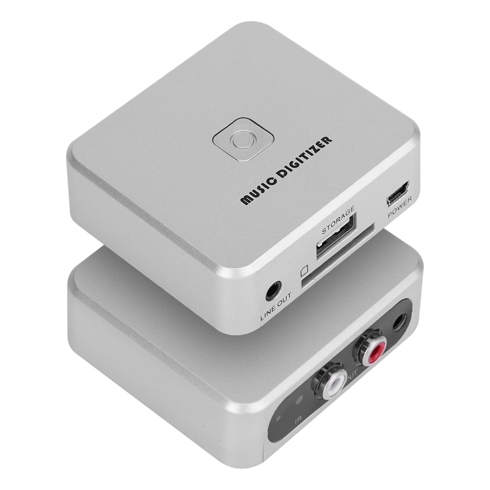 Digitalizador de Música, Canales Izquierdo y Derecho Convertidor MP3 Disco U/Tarjeta SD, Digitalizador MP3, 128 Kbps, con Conversión Súper Rápida, para Control de Condiciones en