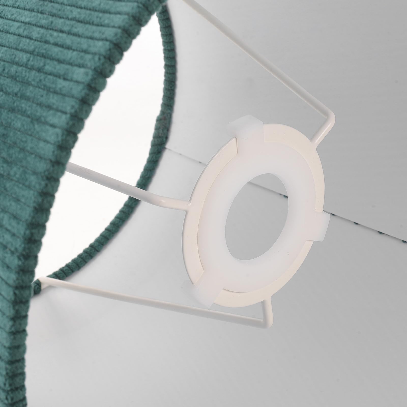 Paralume in tessuto per lampada da scrivania per camera da letto e soggiorno - 7,1" superiore x 9,1" inferiore x 7,9&; di altezza. Copertura in tessuto a tamburo per lampada da