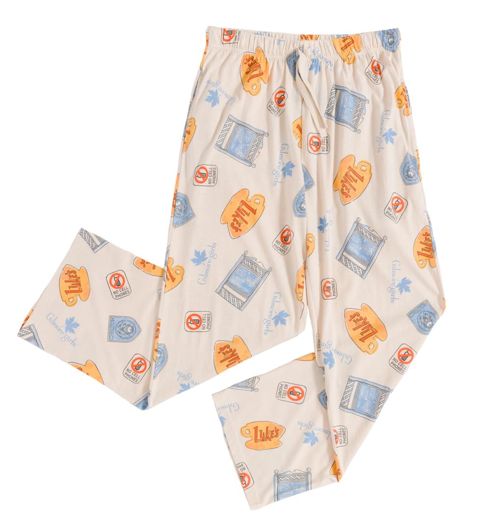 TruffleShuffle Gilmore Girls Icons Oatmeal Marl Lounge Pants Beige