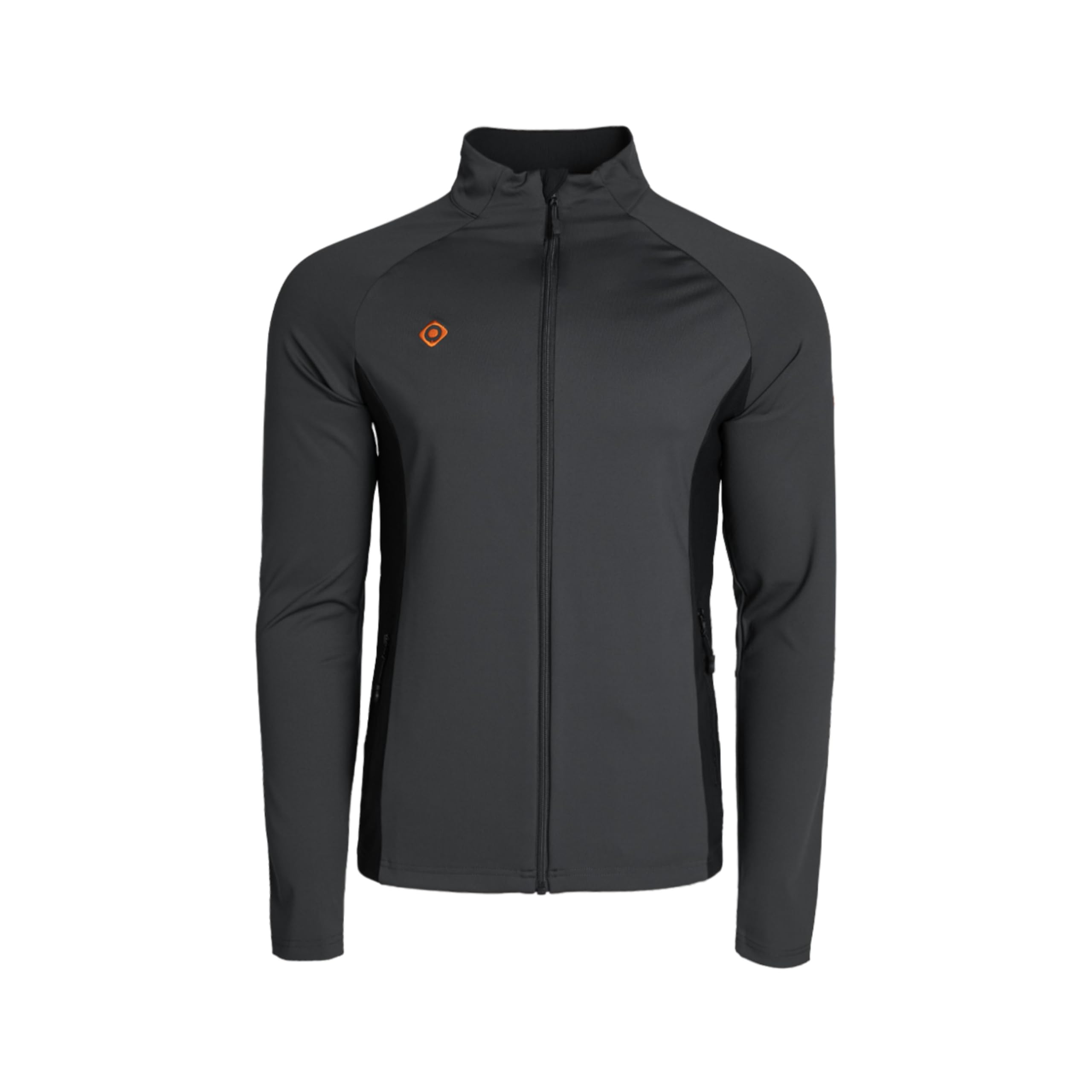 Izas Denver M Chaqueta de Hombre Polar Stretch Bielástica para Actividades Outdoor y Uso Urbano, Resistente al Viento, Transpirable, Secado Rápido, Cuello Alto, Bolsillos con Cremallera