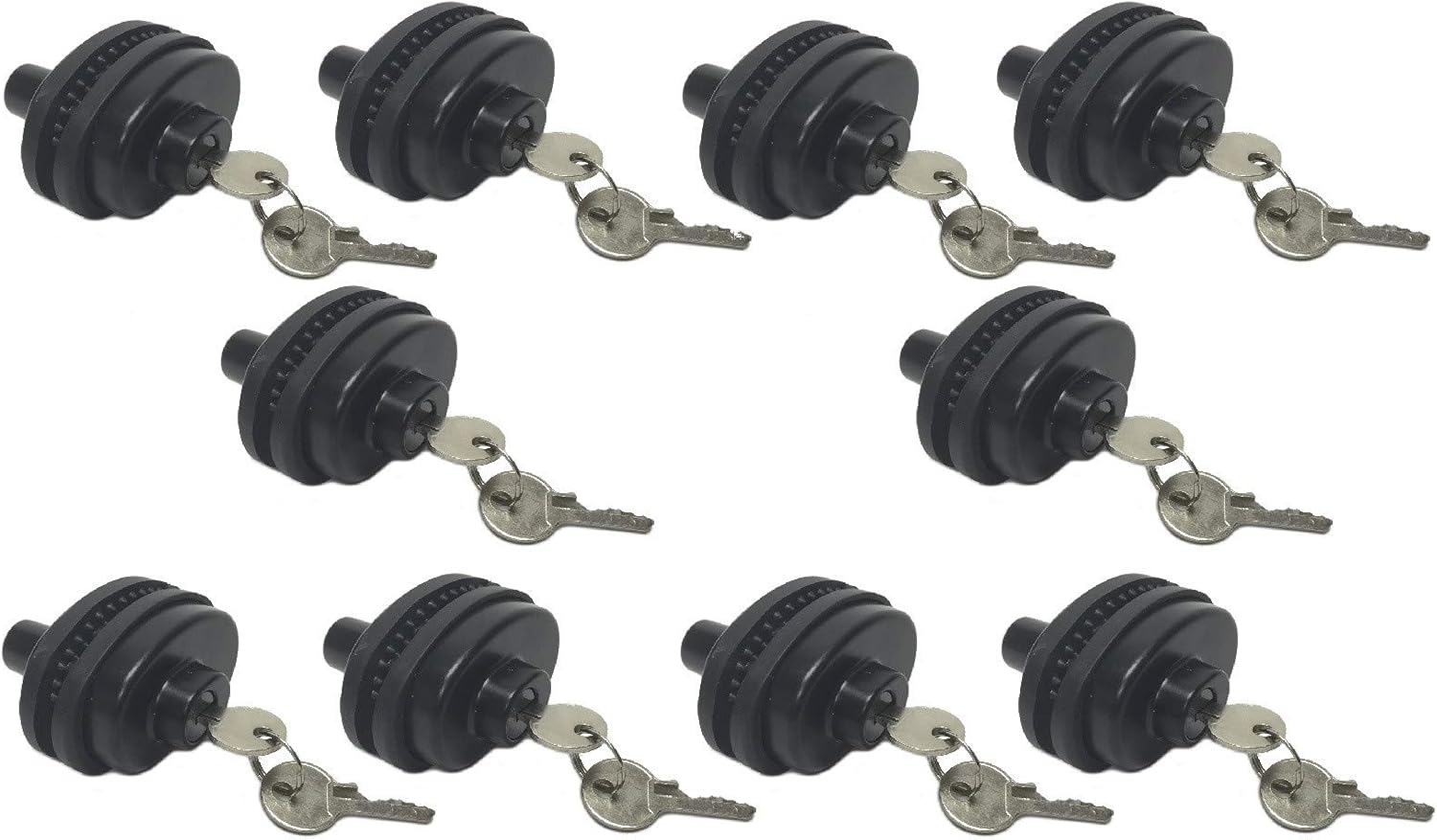 Set of 10 Keyed Alike Trigger Gun Locks Safety Universal Firearms Pistol Shotgun