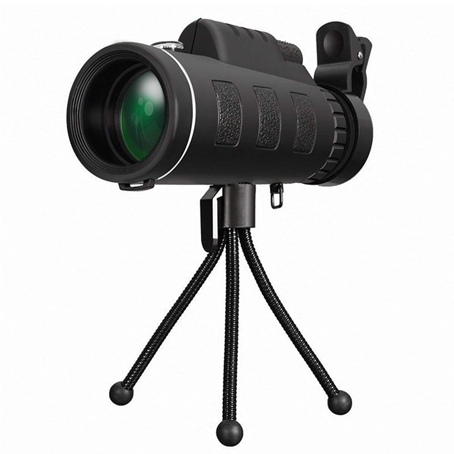 RAMBOT (Deal with 12YEARS Warranty) Panda Binoculars Zoom 35x50 Monocular Telescope Spyglass Dual Focus Green Film Hunting 66M/8000M Optical Pocket Compact Telescope