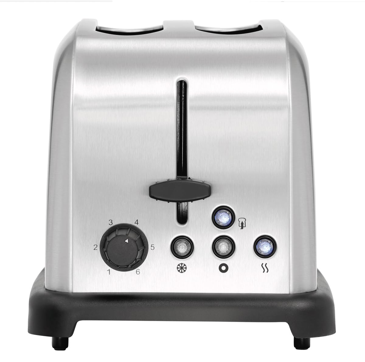 MBH - Tostadora de pan profesional de 2 rebanadas. Tostadora eléctrica industrial para bagels, panecillos y pan tostado.