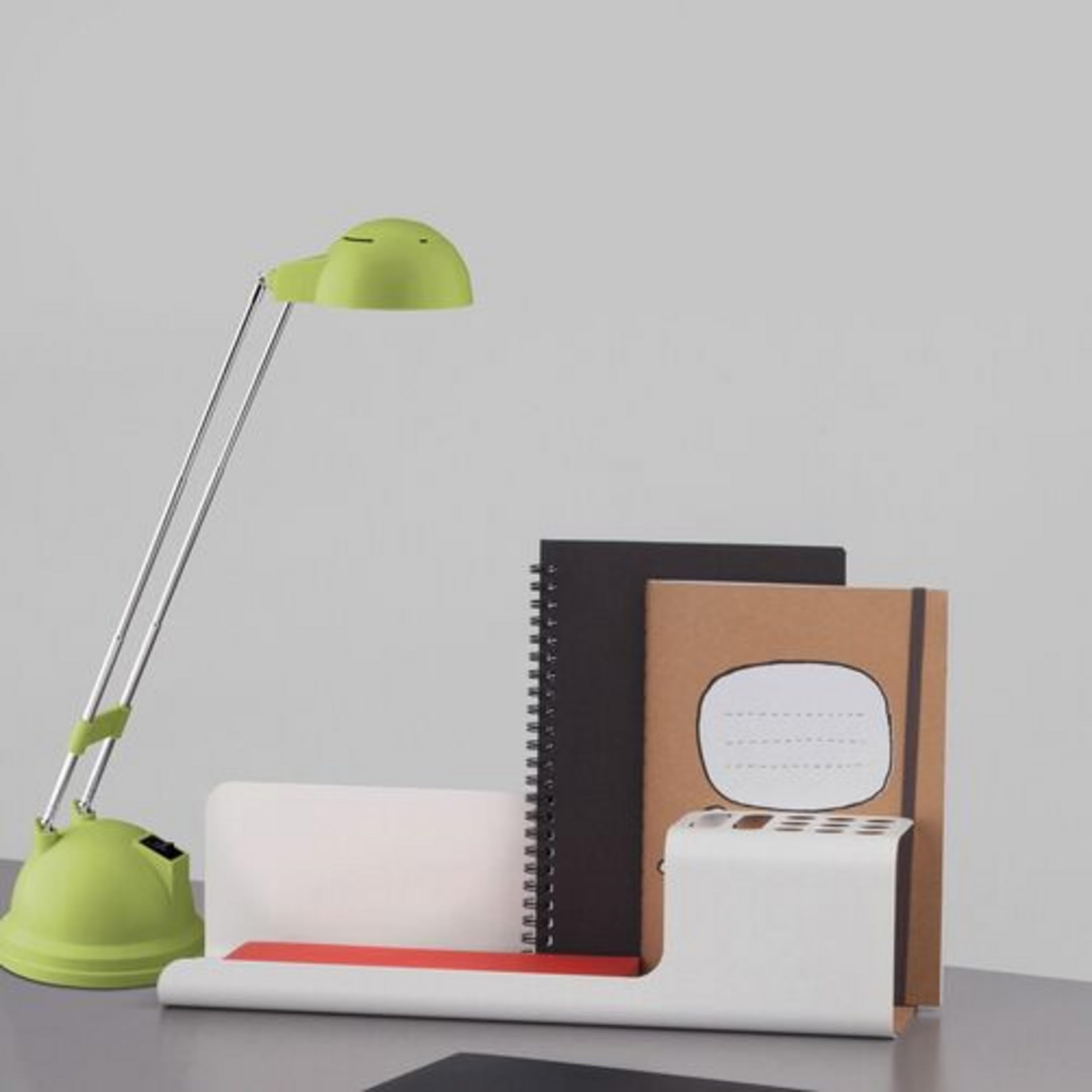 Brilliant Katrina lampe de table verte G94816/04, 40 x 11.5 x 44 cm