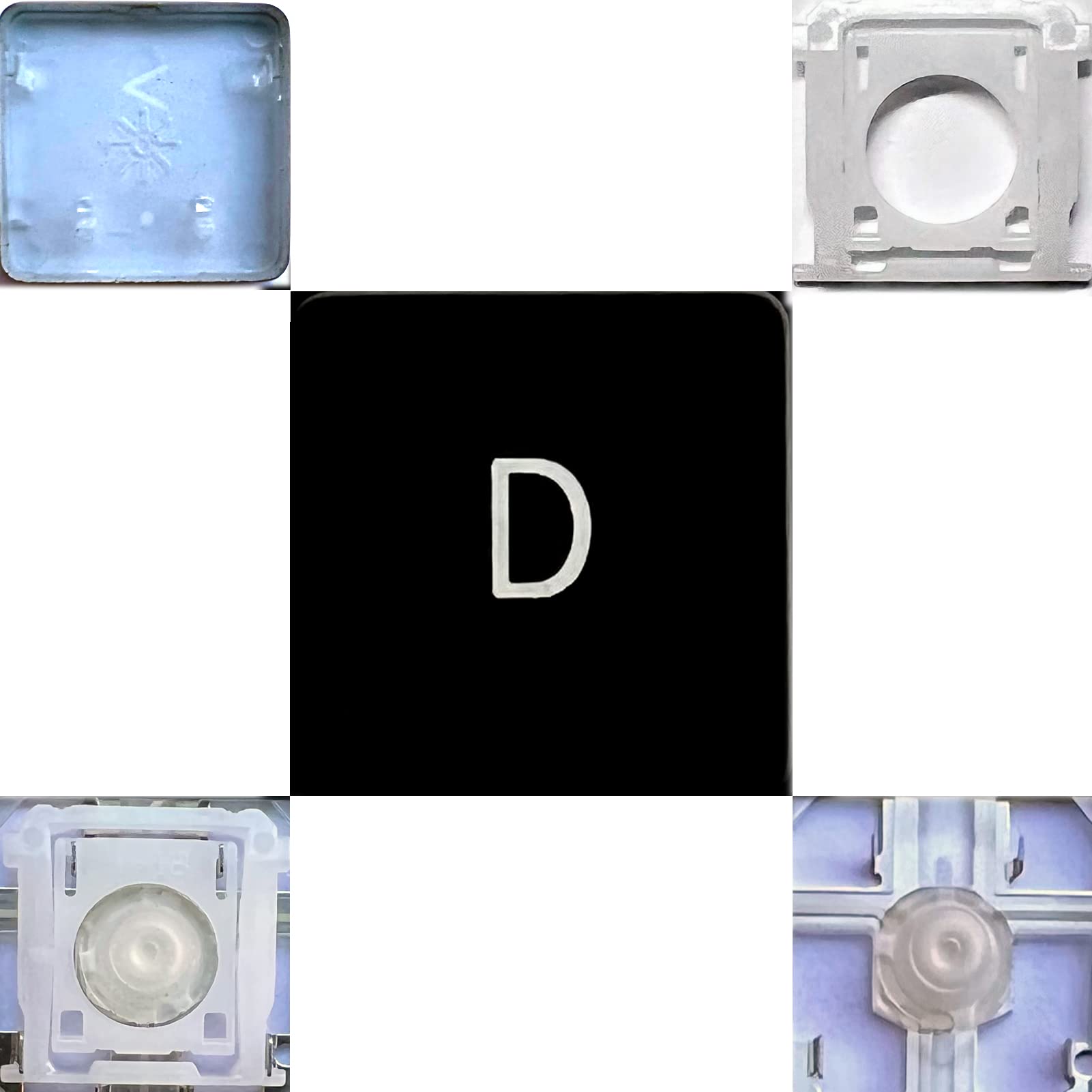 Dolphin.dyl(TM Replacement Individual Key Keyboard for US Retina Display Pro A1425 A1502 A1398 A1466 Replacement Key Keyboard (New Version, D)