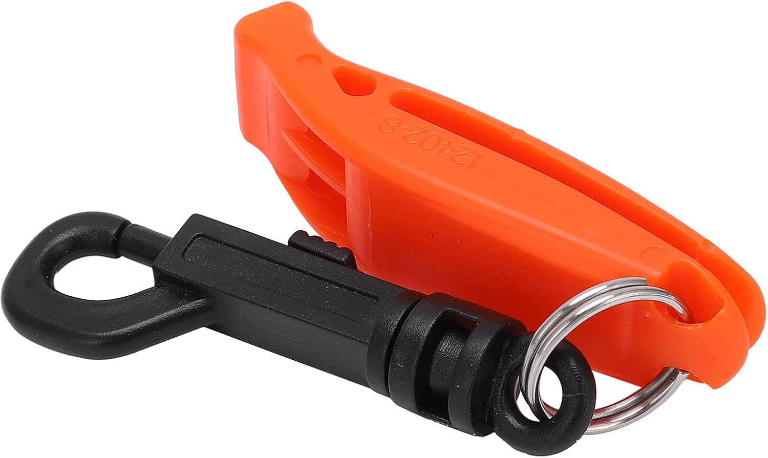 Emergency Whistle, Multifunctional Orange Lifeguard Whistle with Plastic Rotating Buckle for Boating Fishing Camping Hiking Emergency Preparedness Outdoor Activities