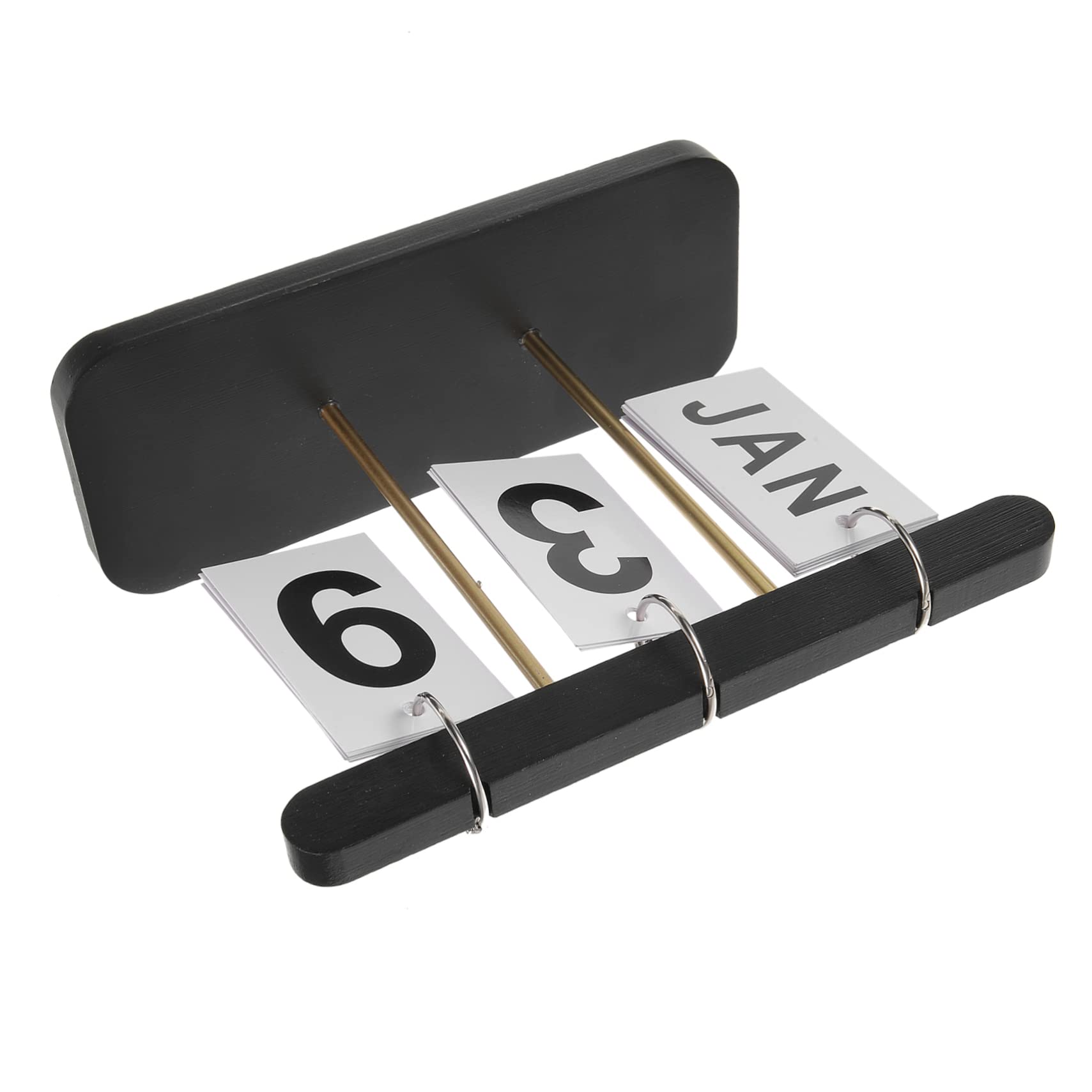 SEWACC 3stücke Tischkalender Rustikaler -kalender Für Schreibtisch Reusable Desktop-kalender Für Zuhause Büro Und Manuell Langlebige Dekoration