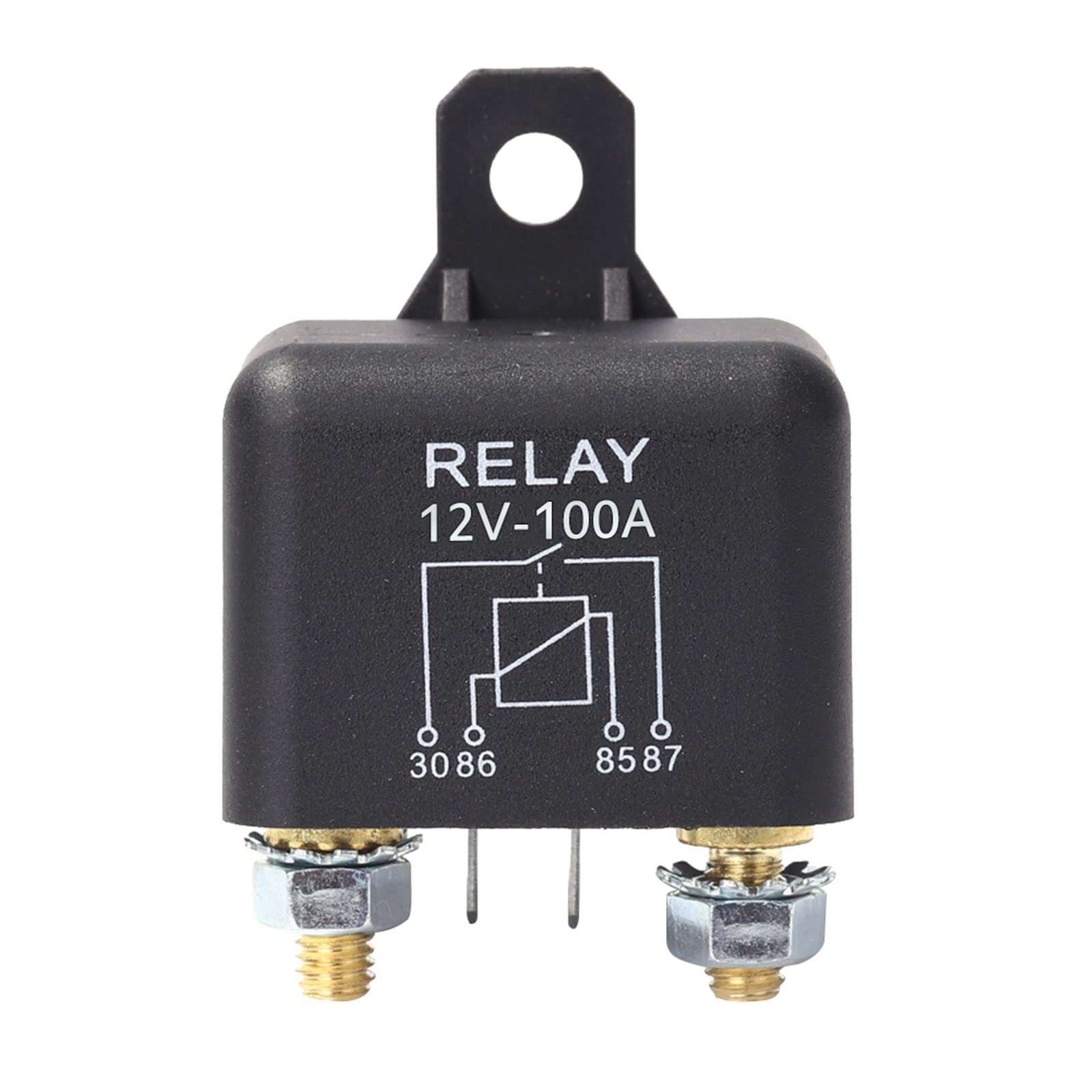 GVBAEPIEO High Current 4 Pin Car Relay 12V 200A Truck Motor Automotive Continuous Type Relays Normally Open