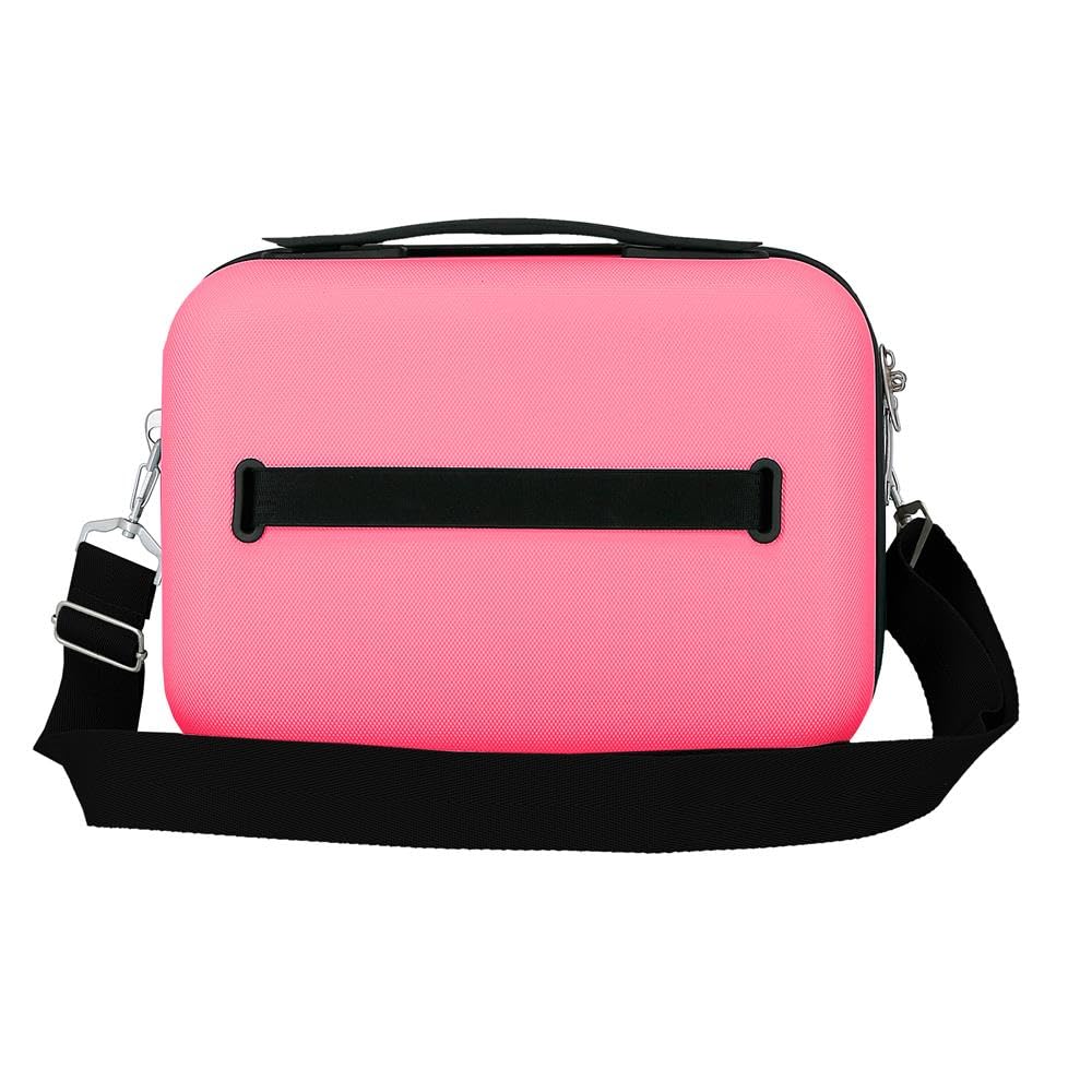 Pepe Jeans Montana Nececer Adaptable Rosa 25x21x15 cms Rígido ABS 9,1L 0,8 kgs by Joumma Bags