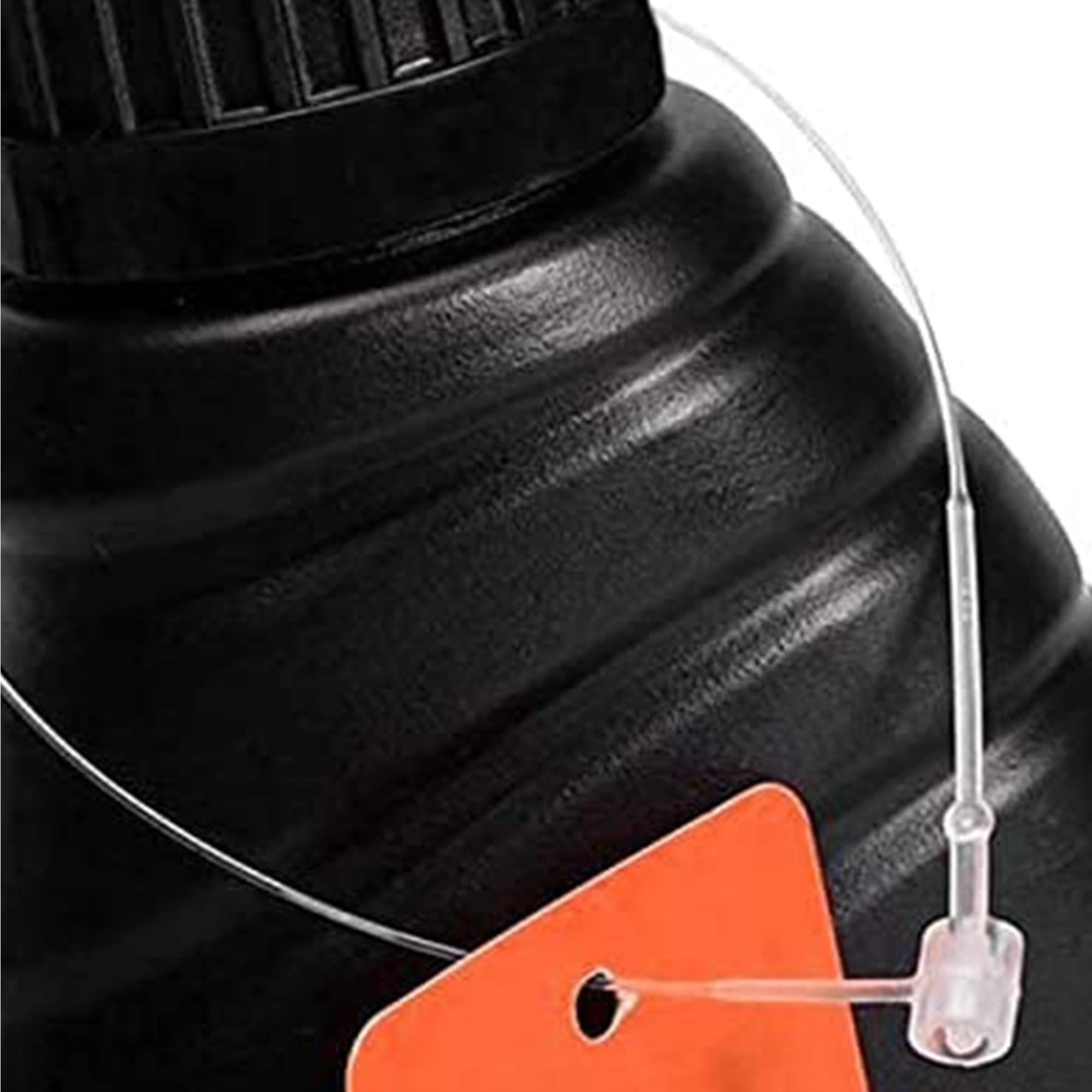 2000 Pezzi fili di sicurezza 230 mm Fissaggio per Cartellino del Prezzo in Plastica Anello per Perni di Bloccaggio a Scatto etichette in plastica per etichette di sicurezza (trasparente)