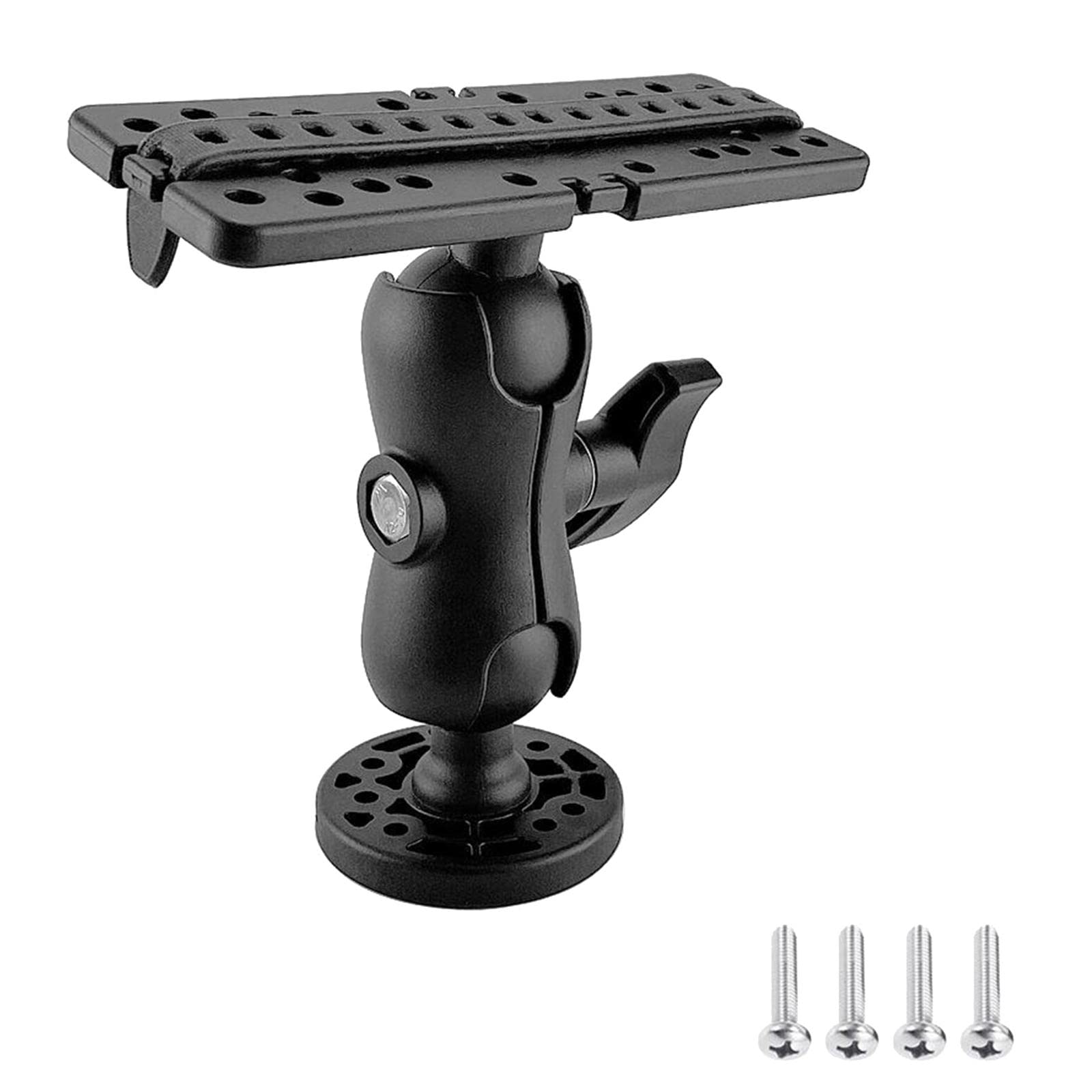 jojomis Black Boat Fishfinders Assemble Base Assembly Plate Accessory Supporter