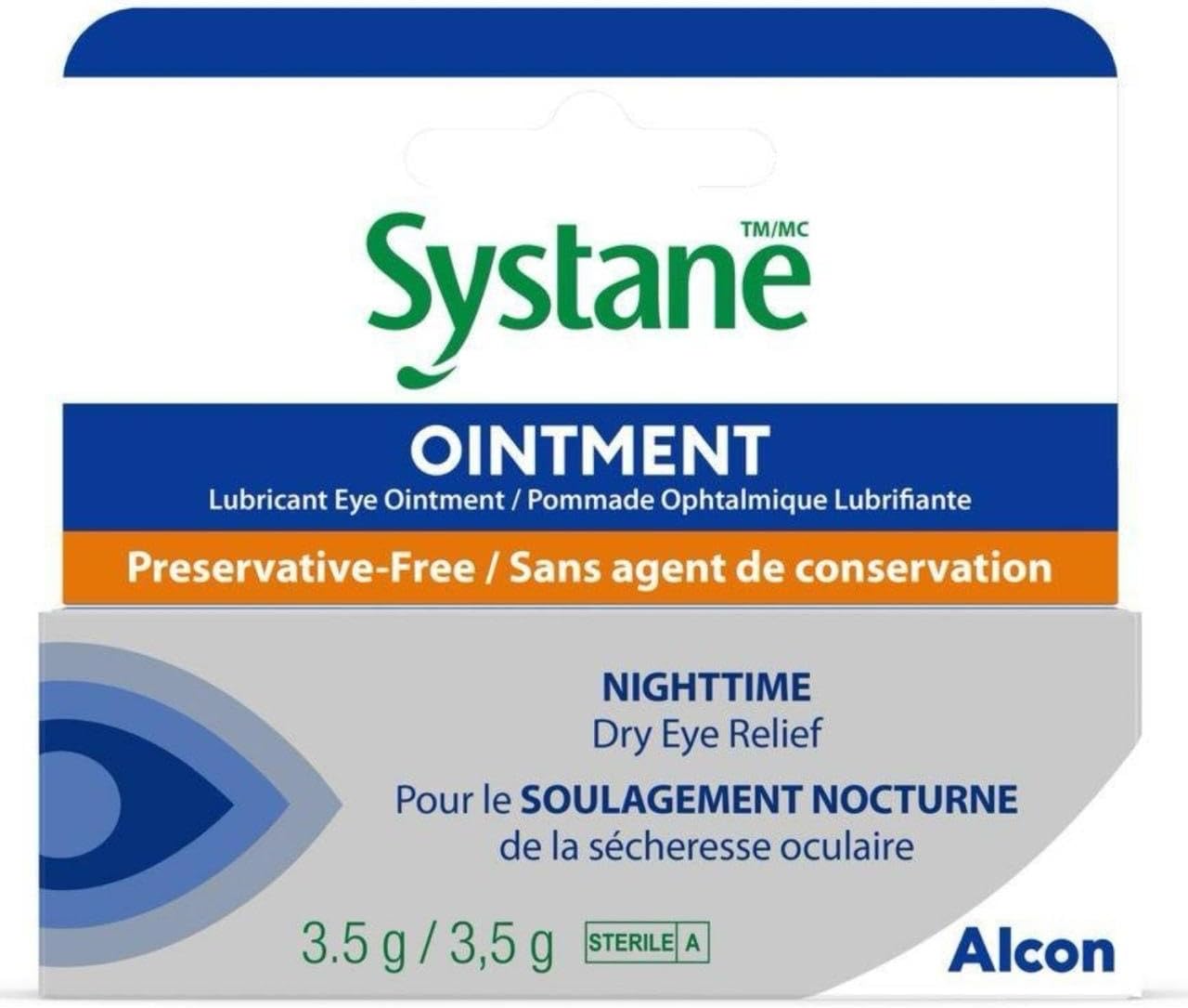 Systane Nighttime Lubricant Eye Ointment 3.50 g (Pack of 3)
