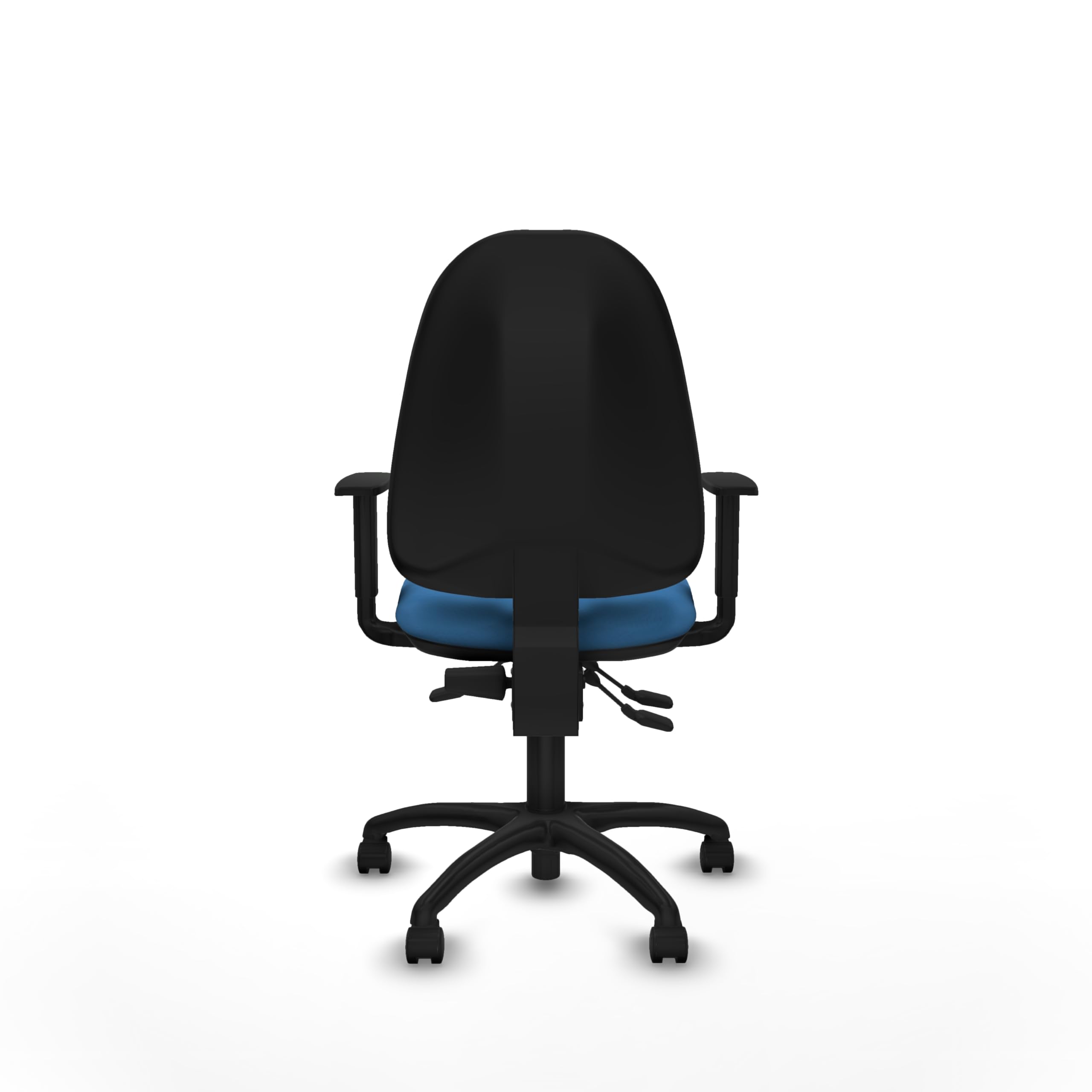 Piqueras y Crespo Silla de Laboratorio ergonómica Algarra con Respaldo Regulable en Altura, Brazos 1D y Mecanismo asincro para 8 Horas de Uso, soporta hasta 100 Kg