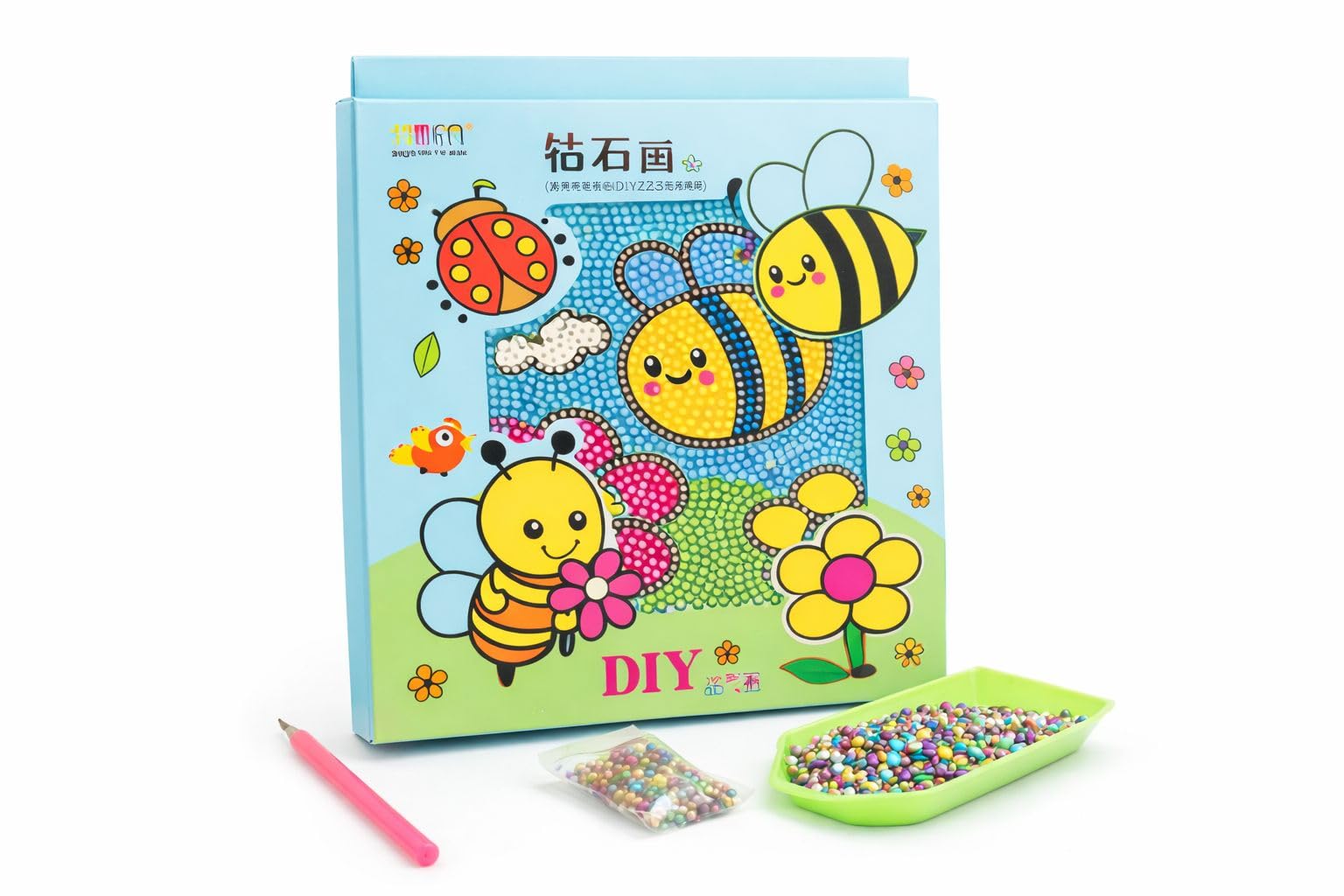 KIDOODLE DIY Diamond Painting Craft Kit for Kids Creative Art and Craft Activity Set Best Gift for Boys and Girls-image-7