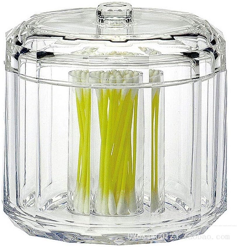 Clear Acrylic Candy Dish Storage Jar Sweet Container Cotton Swab Holder with Lid,Φ14.7xH12.5cm, YTBH-08085 Clear Acrylic Candy Dish Storage Jar Sweet Container Cotton Swab Holder with Lid,Φ14.7xH12.5cm, YTBH-08085
