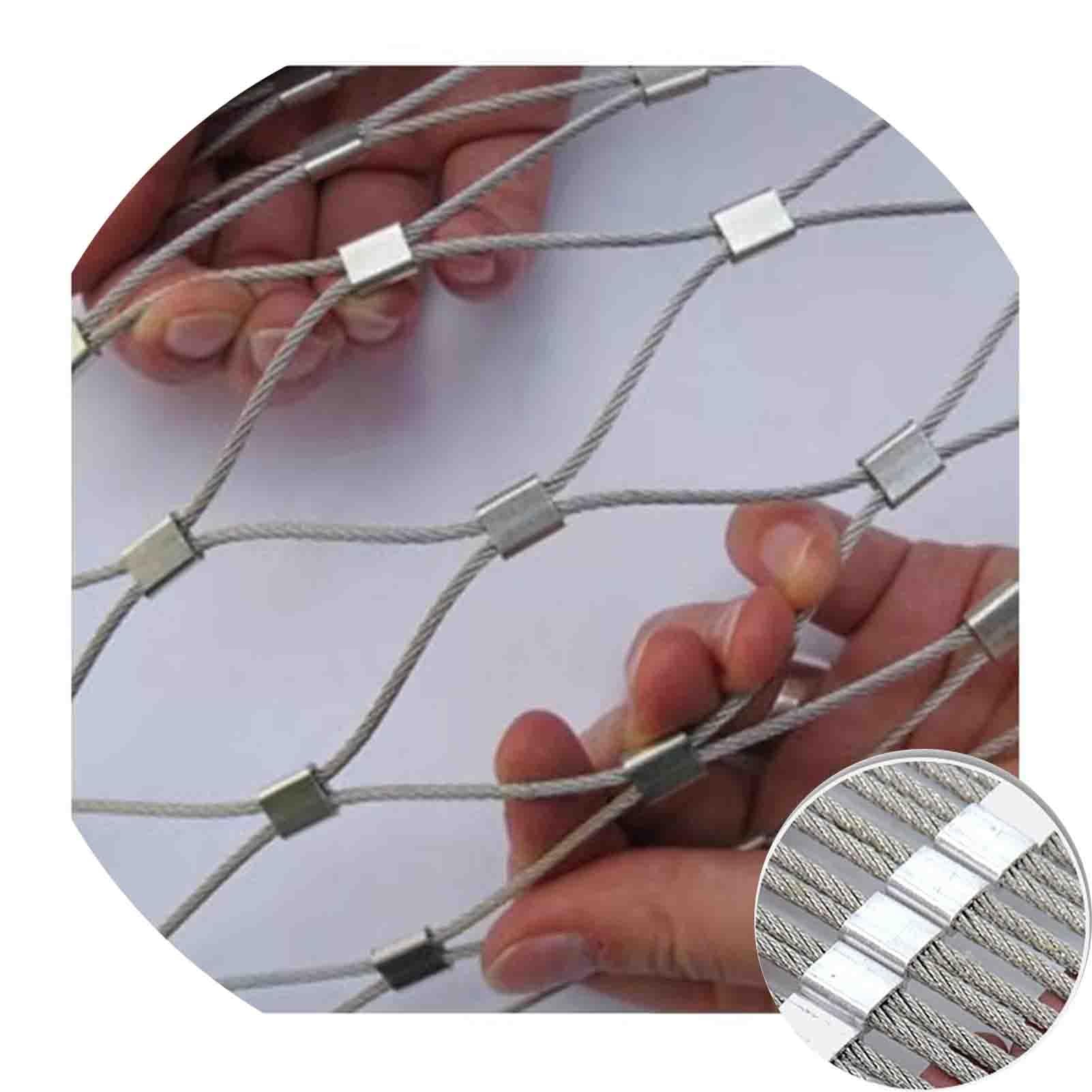 Pantalla acero malla cuerda seguridad red 5x5cm diámetro 2MM para la construcción al aire libre WGHGCF(0.8x1m/2.6x3.3ft)