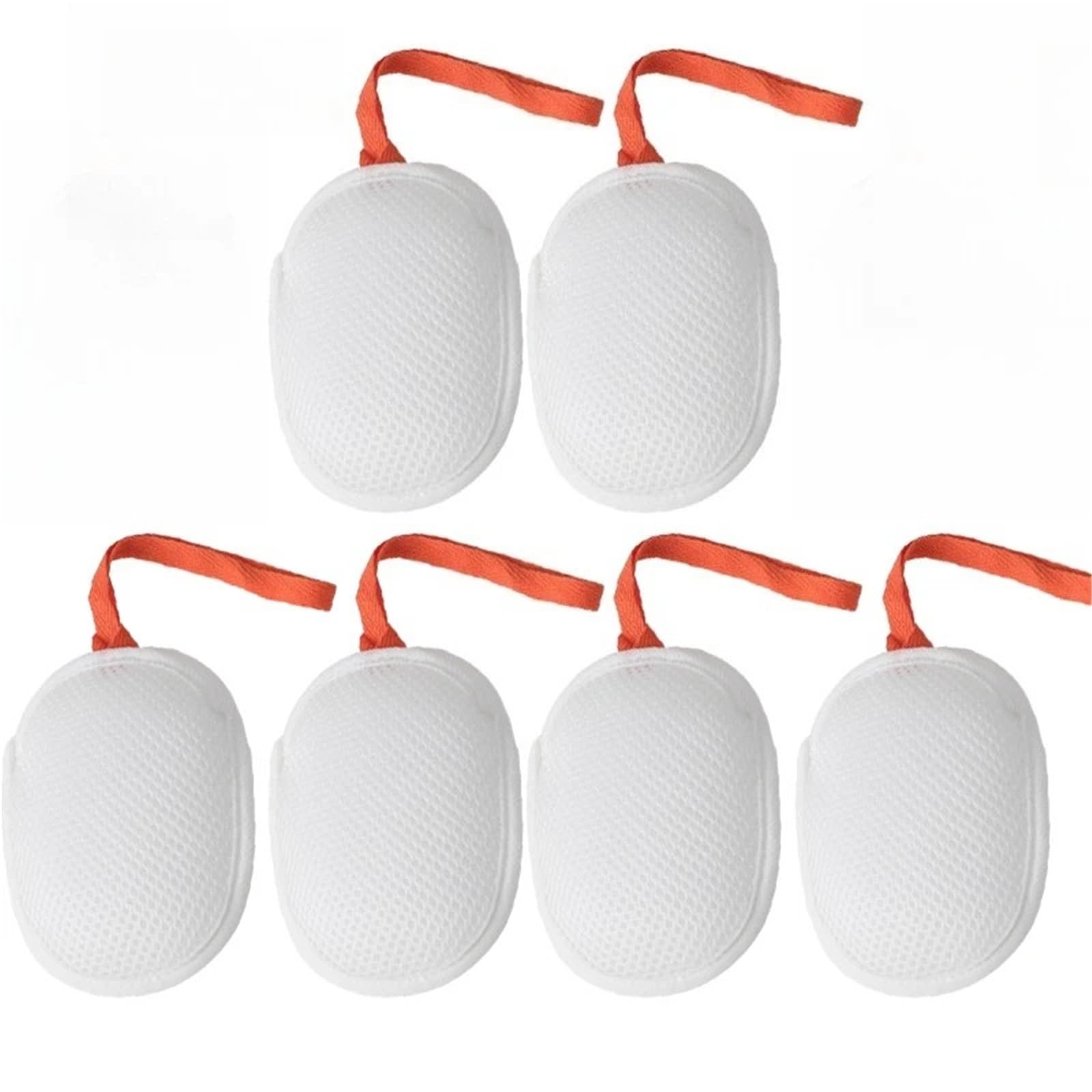 Zhsoao One Color 20Pcs Personal Care Soap Mesh Pouch With Lanyard For Bath & Shower