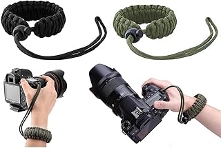NA 2PCS Braided Paracord Adjustable Camera Wrist Strap/Bracelet for Cameras