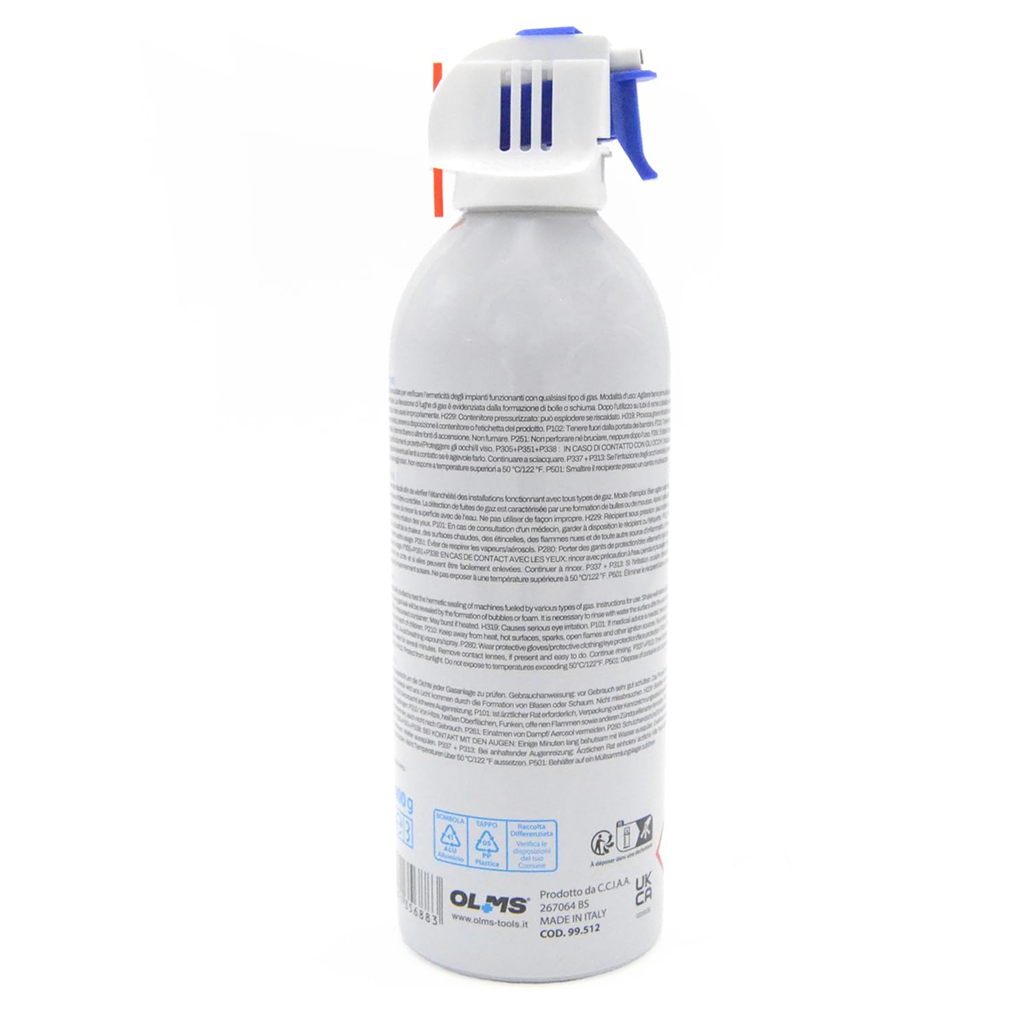 3S SuperSamaStore Spray Schiumogeno Cerca Fughe e Perdite di Gas | Schiuma Cercafalle, Rilevatore di Perdite in Tubi d'Impianti Aria Condizionata, Non Tossico, Non Infiammabile, 400 Ml