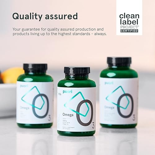 Miniatura 8 de Puori Omega 3 Aceite de pescado y vitamina D3 Suplemento Bundle