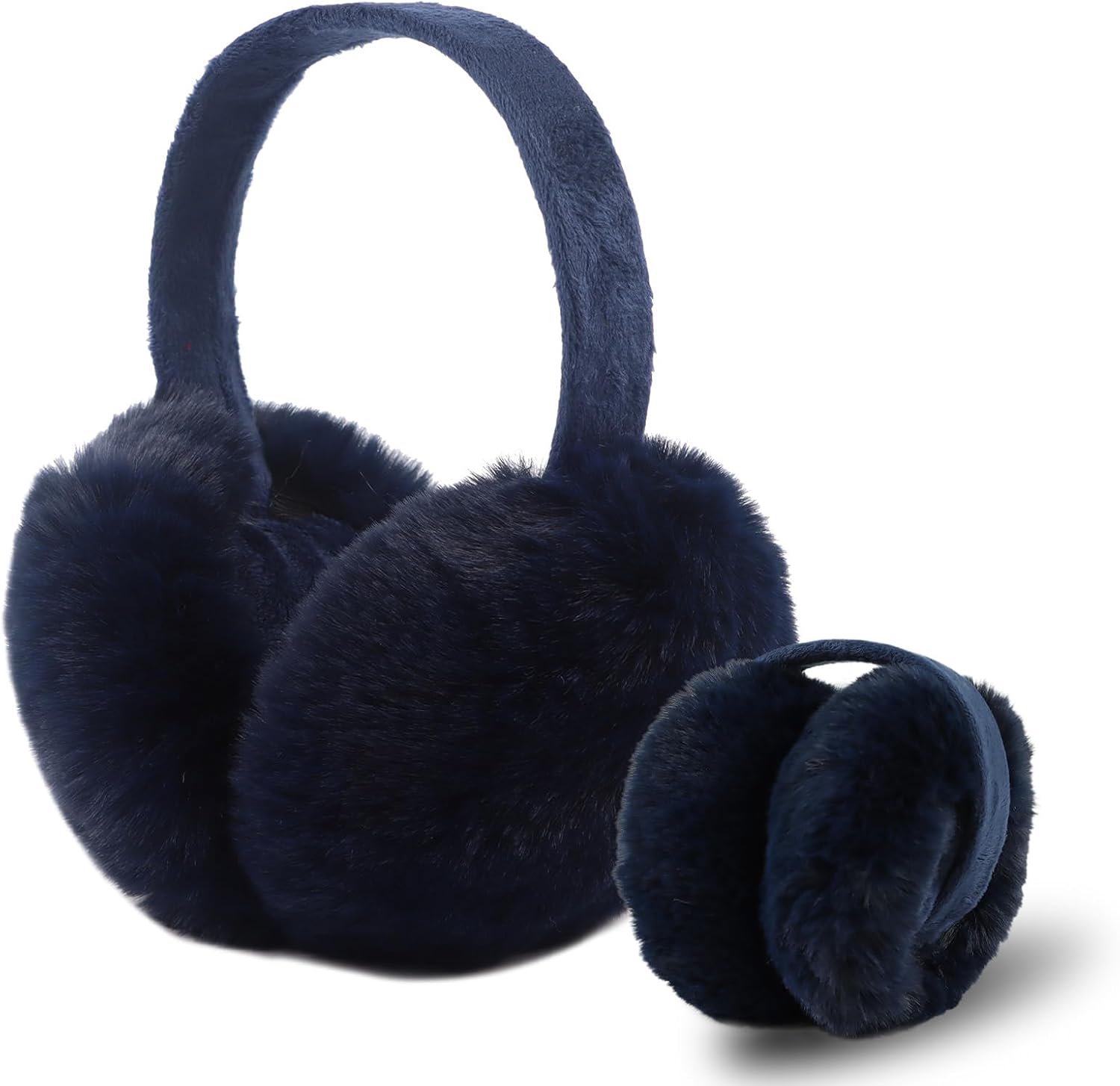 Yuoahcn Women Winter Ear Muffs Faux Fur Warm Earmuffs Lady Girls Plush Ear Warmers Outdoor Ear Covers Headband
