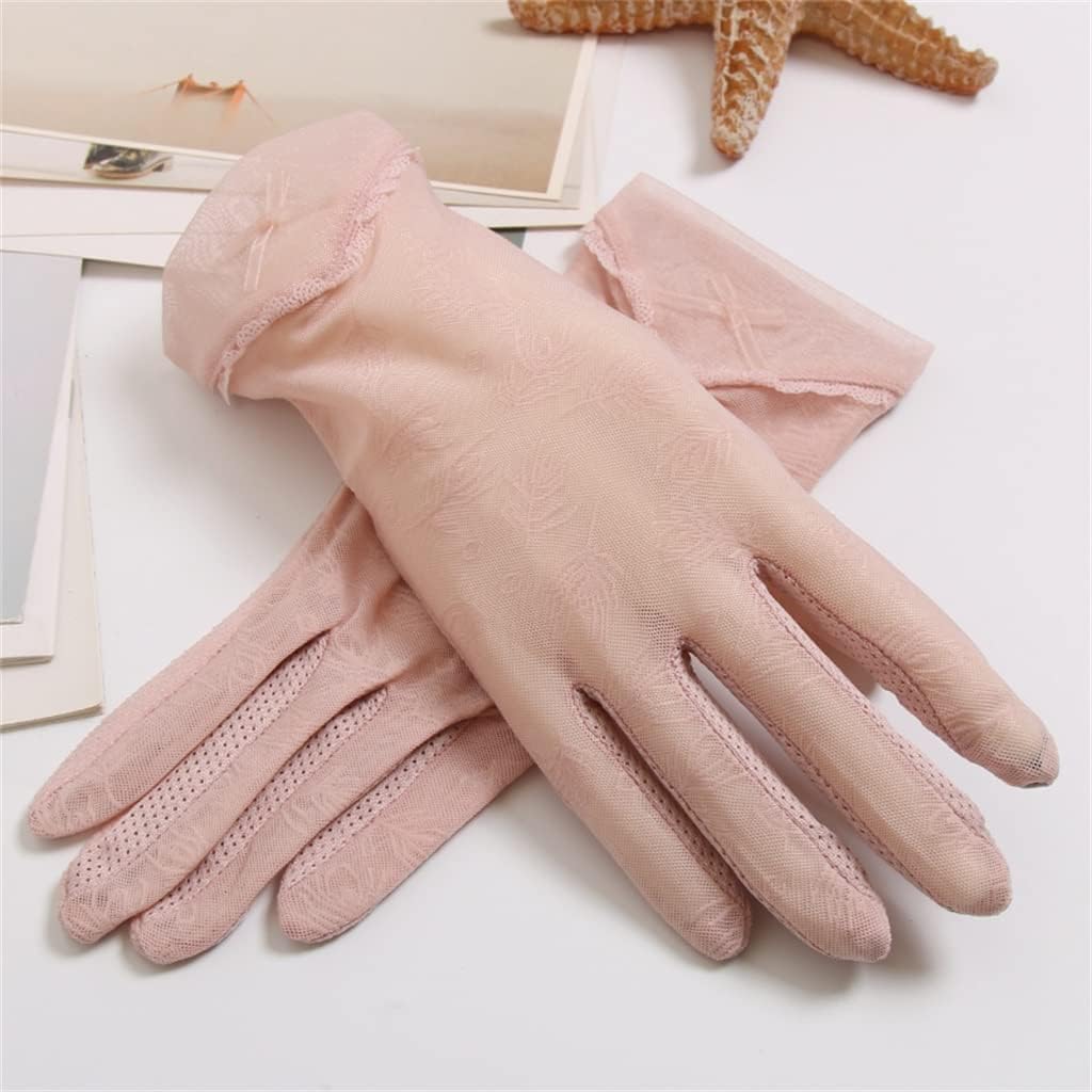 Thin Lace Cycling Driving Gloves Breathable Korean Spring and Autumn Equinox Thin Fingers