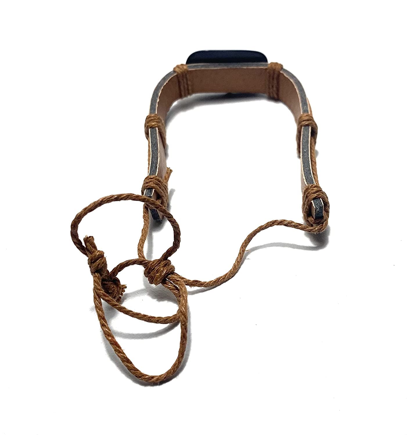 Indian Collectible - Pulsera ajustable de hilo de cuero Mahakal para hombres y mujeres, color marrón, paquete de 1 unidad