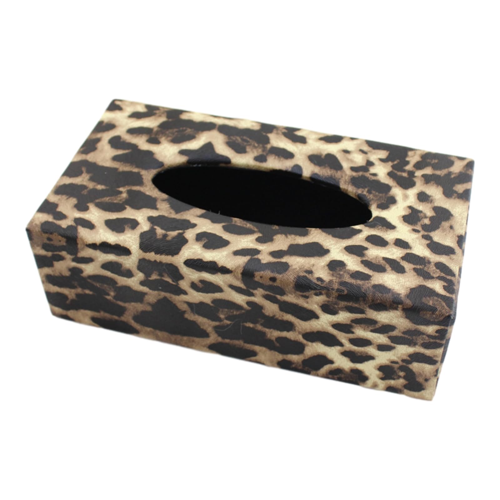 Porta Fazzoletti Scatola Per Fazzoletti Con Stampa Leopardata Scatola Per Fazzoletti Di Carta Europea Scatola Per Fazzoletti Da Scrivania 24 * 12.5 * 8.5cm