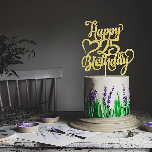 Miniatura 198 de Decoración para tarta de cumpleaños número 15 con purpurina dorada – 15 aniversario/cumpleaños – Hello 15, Cheers to 15 años, 15 & Fabulous Cake