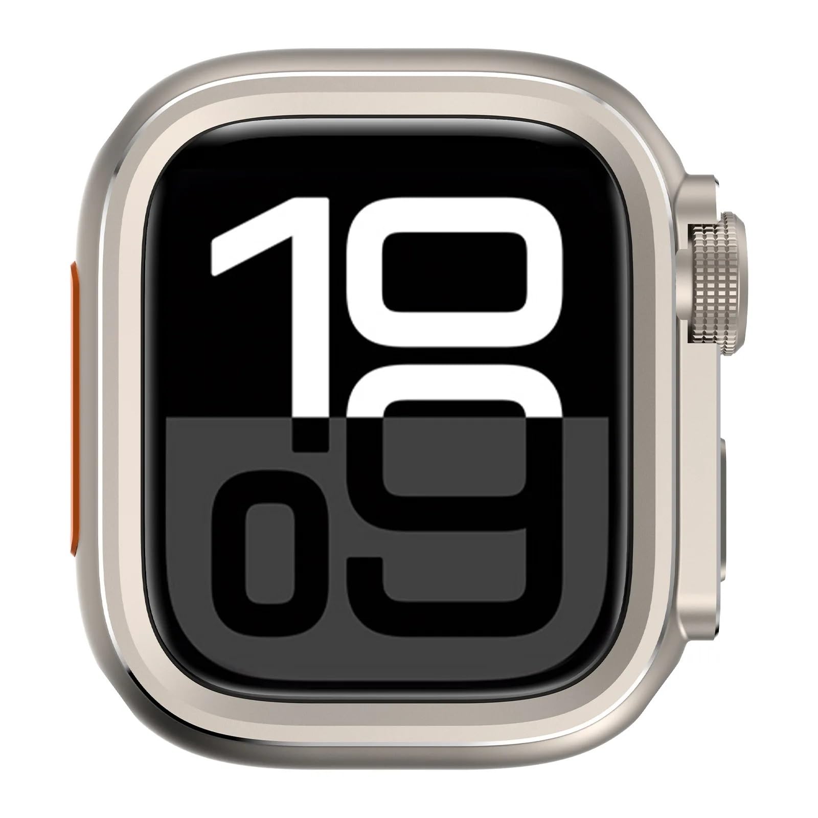 EPANO Custodia protettiva in metallo per Apple Watch 46mm 45mm 44mm Cover protettiva per telaio per iWatch Series 10 9 8 7 6 5 SE Passa a Ultra 2 49mm WatchCase