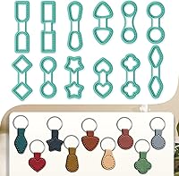 beinkmake 12Pcs Geometric Polymer Clay Cutters for Earrings, Keychains & DIY Jewelry - Basic Shapes Set