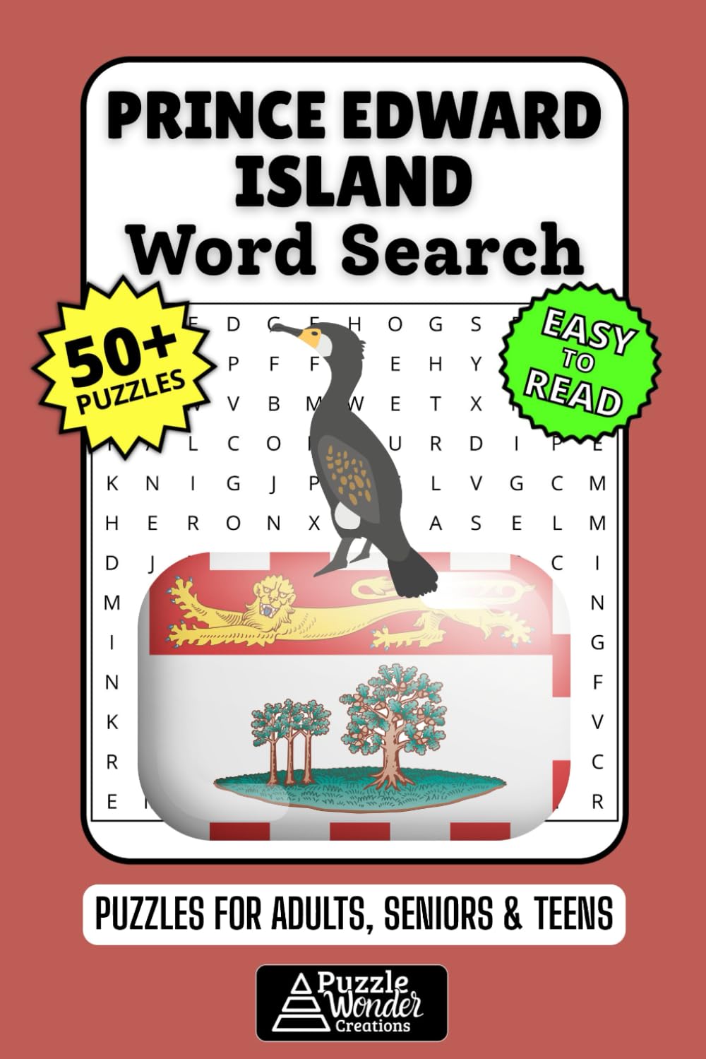 Prince Edward Island Word Search Puzzle Book: Discover PEI's Beauty & Island Life! ✨📖