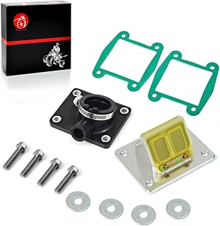 Intake Manifold Boot & Billet Aluminum Reed Valve For Yamaha Blaster 200 1988-2006 2XJ-13565-00-00 2HF-13610-01-00