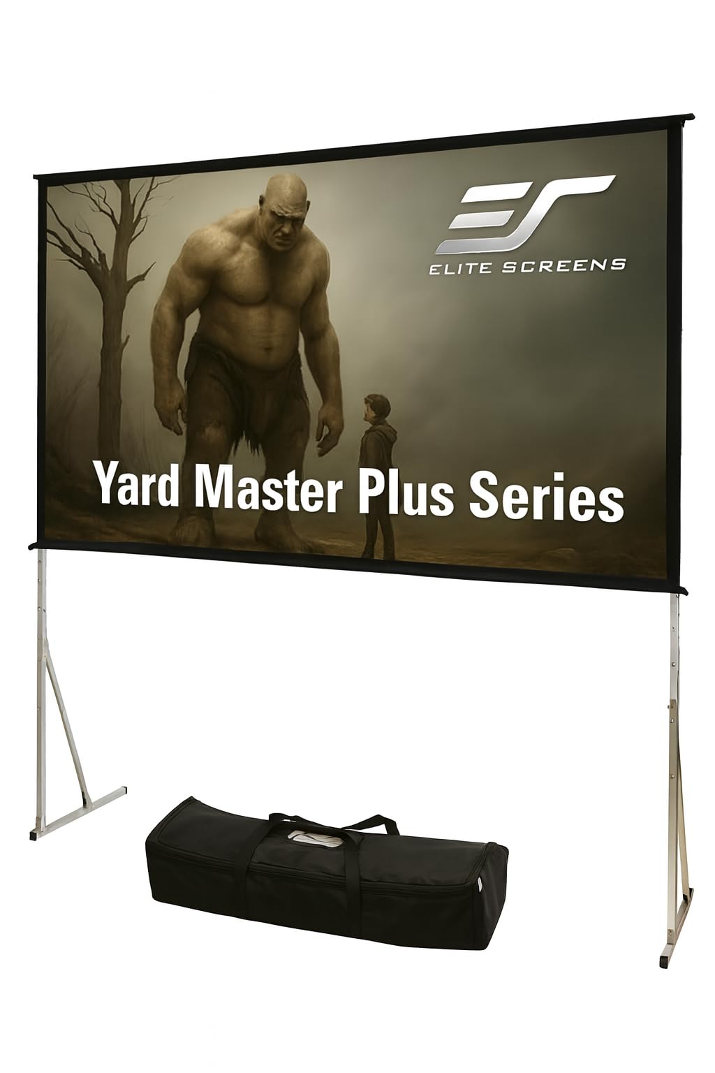 Elite Screens Yard Master Plus, 135-INCH 16:9 Height Setting Adjustable Portable Projector Screen, 4K HD Outdoor Indoor Movie Theater Front Projection, US Based Company 2-YEAR WARRANTY, OMS135H2PLUS 135-inch, 16:9 Yard Master Plus Front Projection